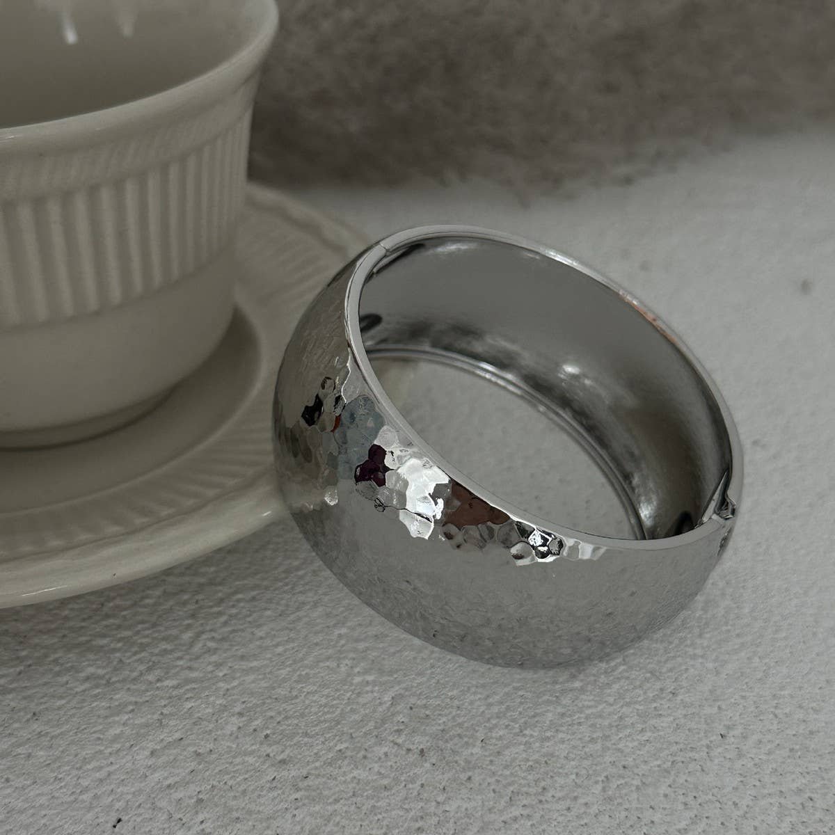 Pebble - Silver Bangle