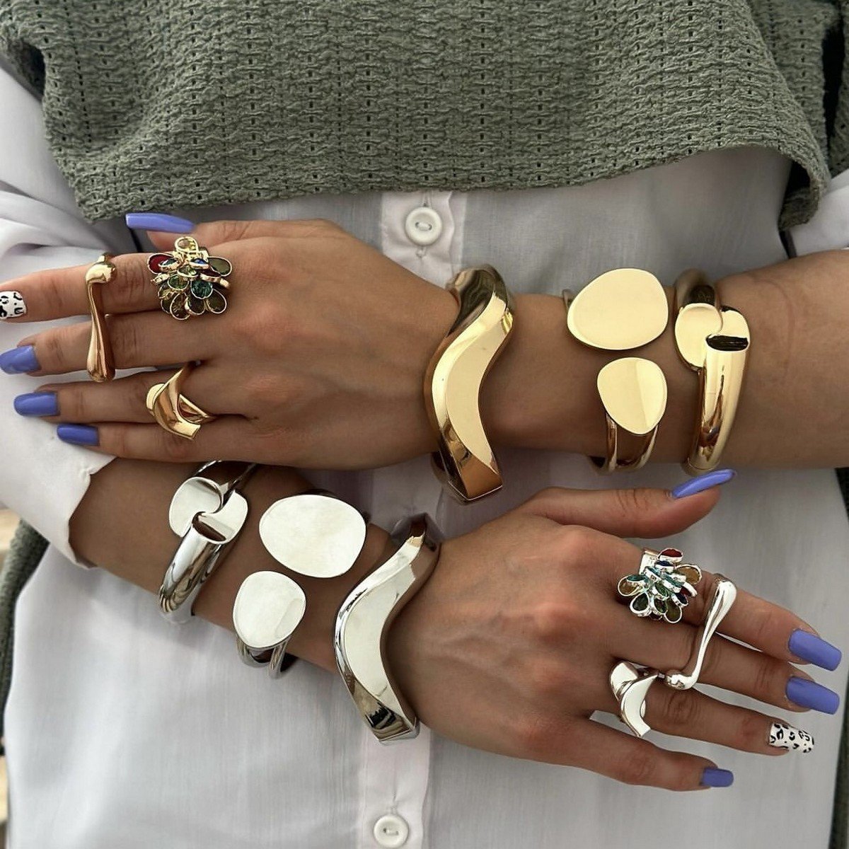 Stoni - Gold Bangle