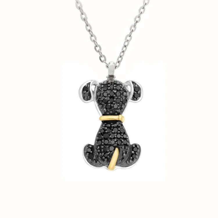 The Loyal Heart Dog - Memorial Pendant - Pet Ash Urn Necklace