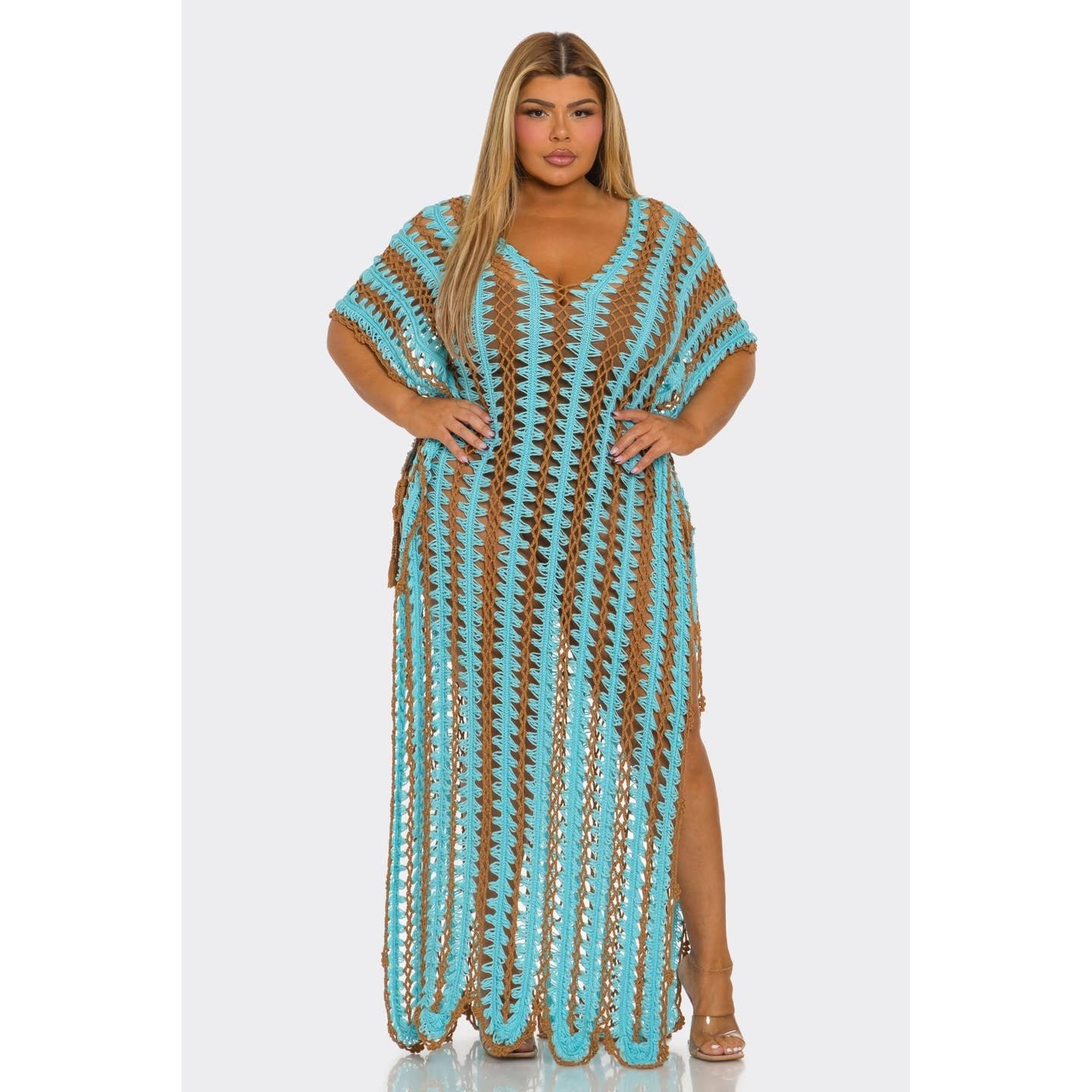 Chloe – Plus Crochet Dress