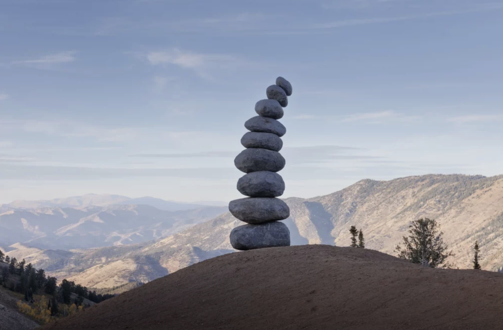 Phases of Nothingness, Stone Stack – Nobuo Sekine (2025) at Powder Mountain