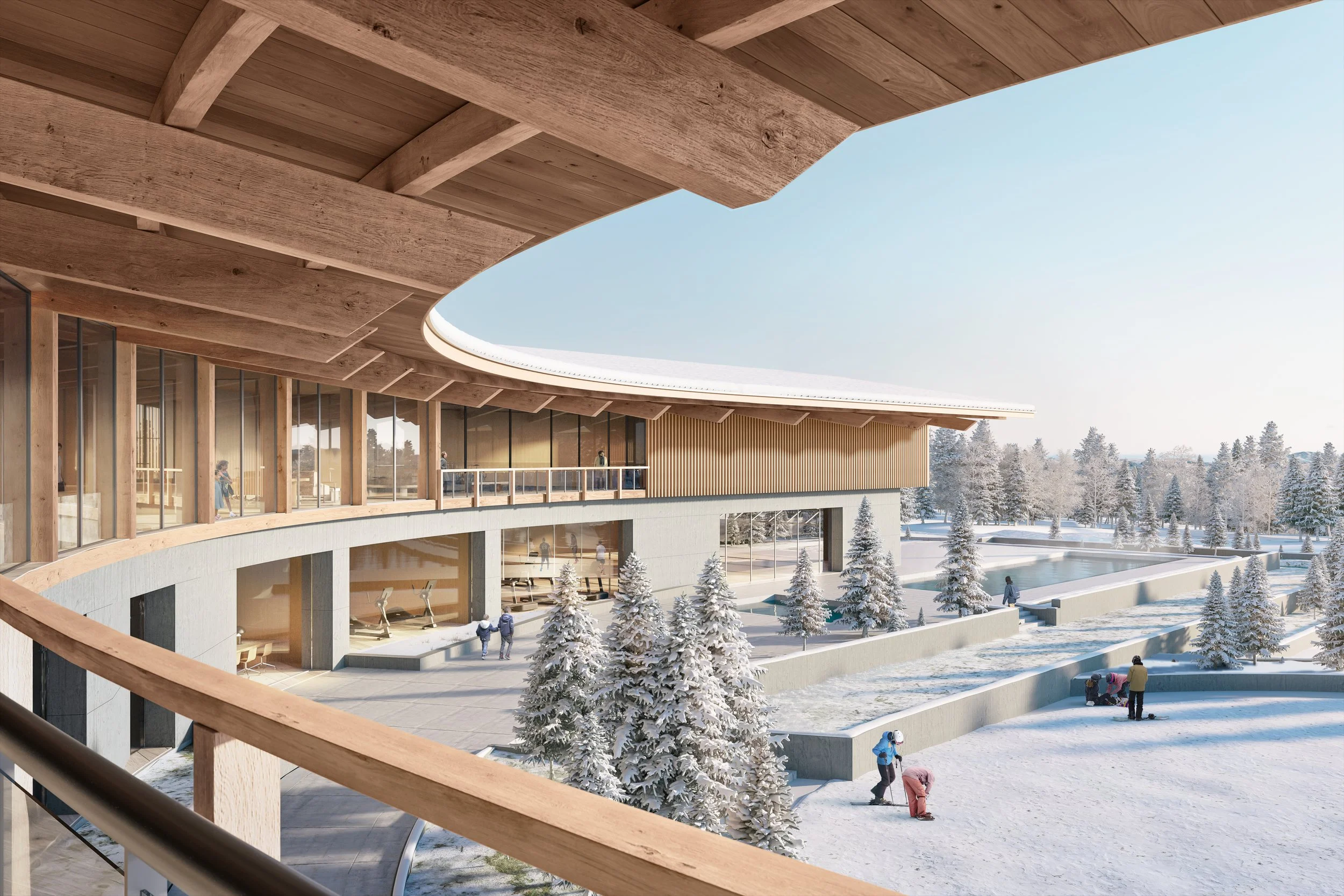 Arclodge, Powder Mountain. Under Construction.