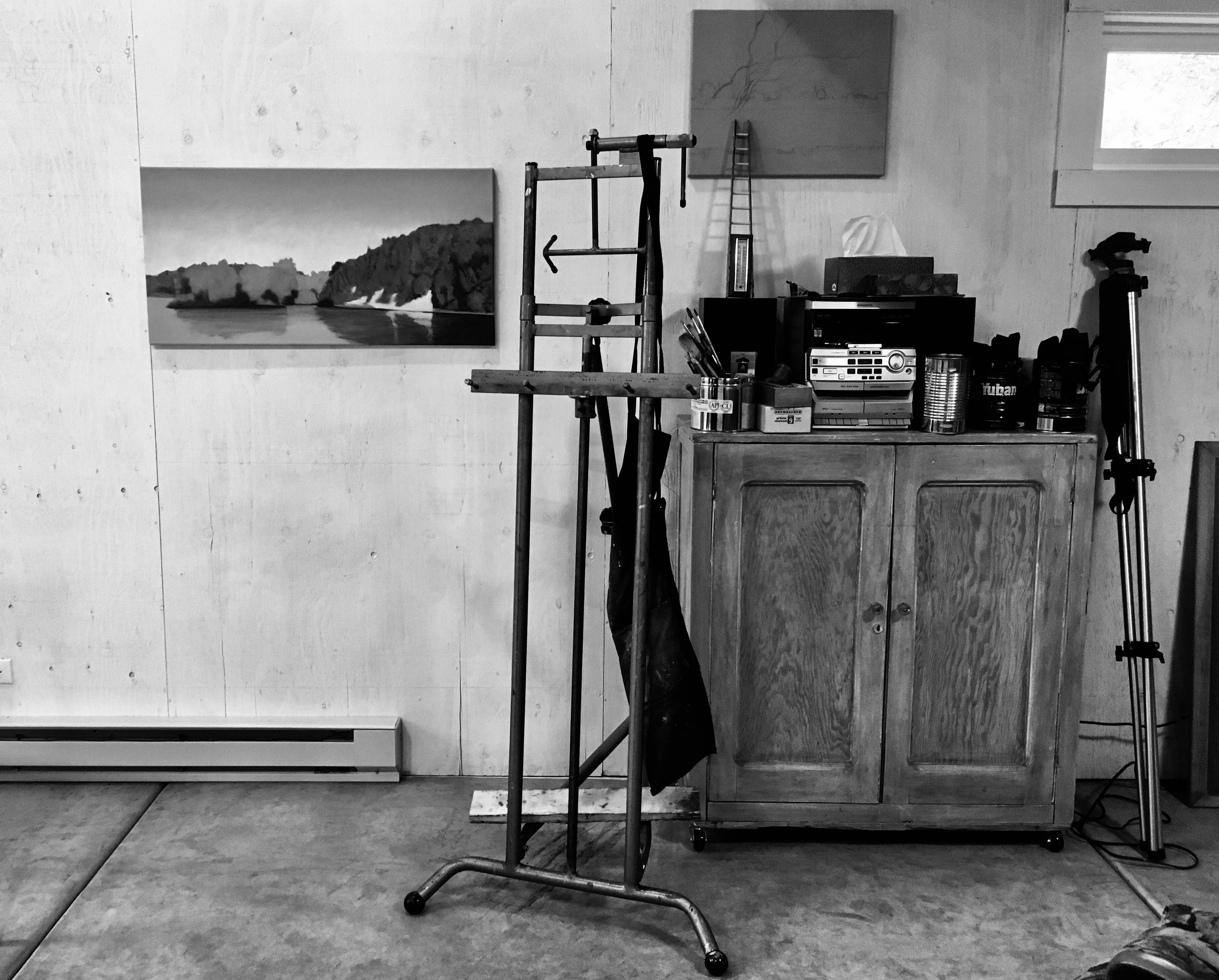 Artist's Studio [Joel Sheesley], Wheaton IL 2018