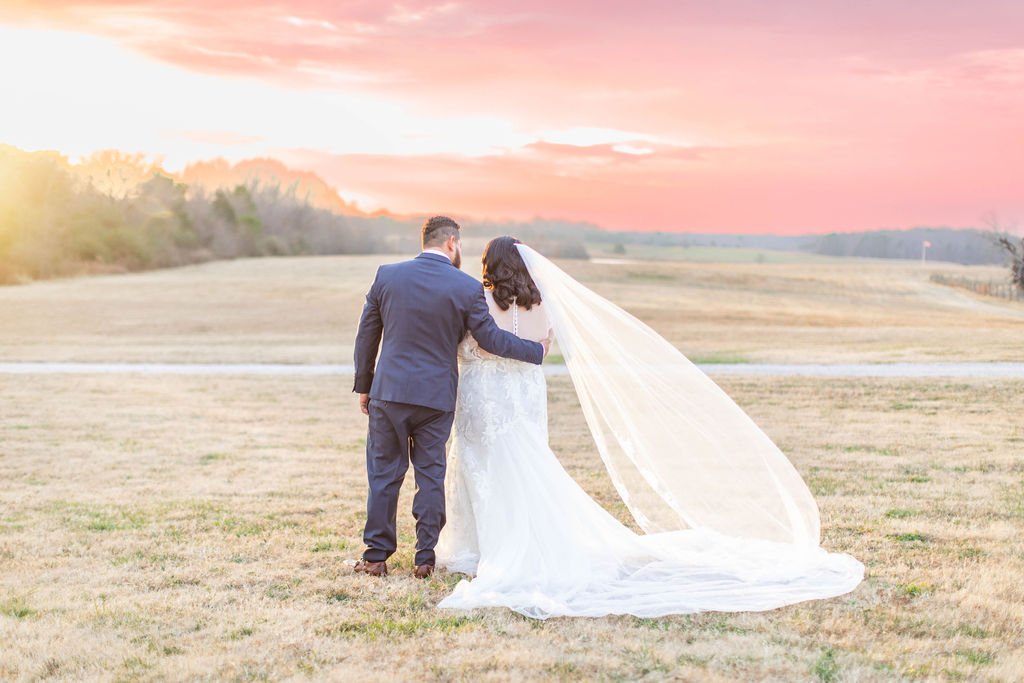 Amazing Graze Barn Winter Wedding sunset.jpg