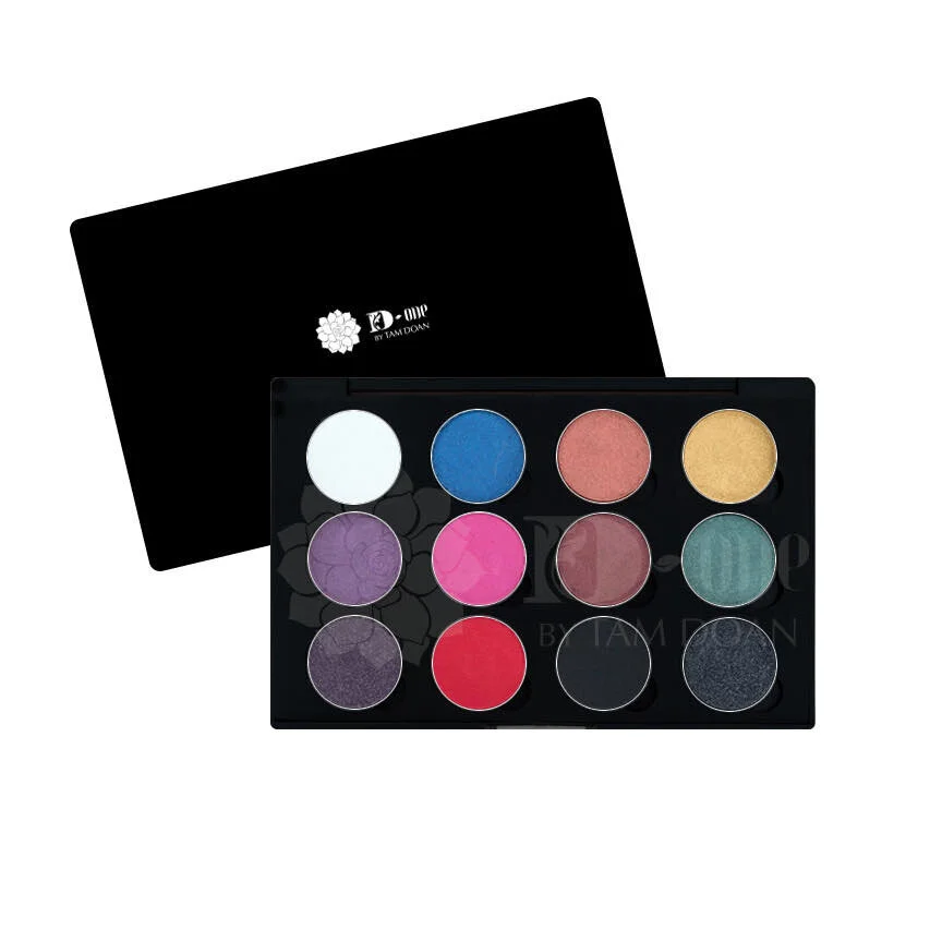 12 EYESHADOWS-MAKE UP PALLETS