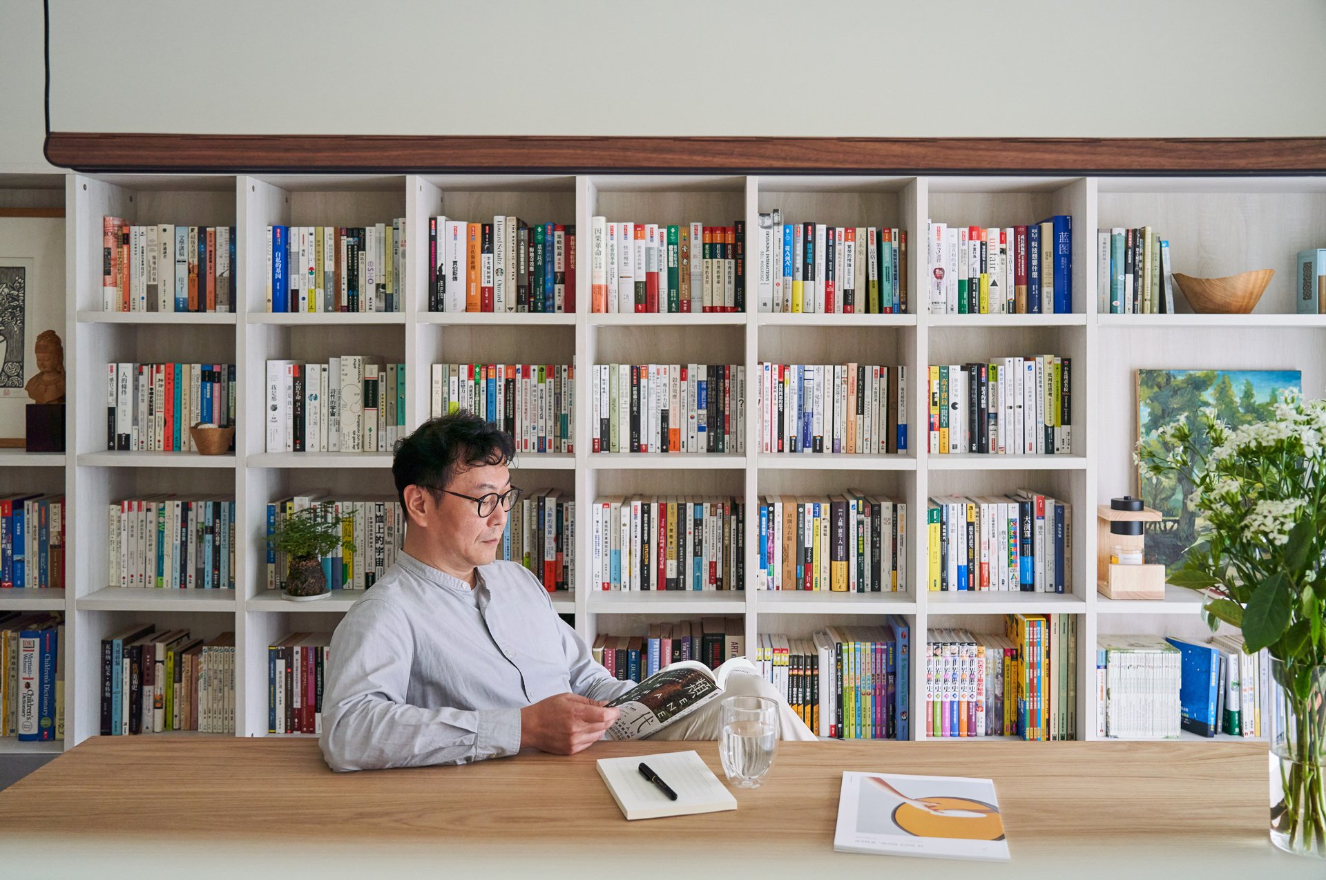 「回到自己的內在本質和使用想法，空間自然會長出應有的樣子」 ㄧ 作家黃國珍「讓心智自由」的家屋