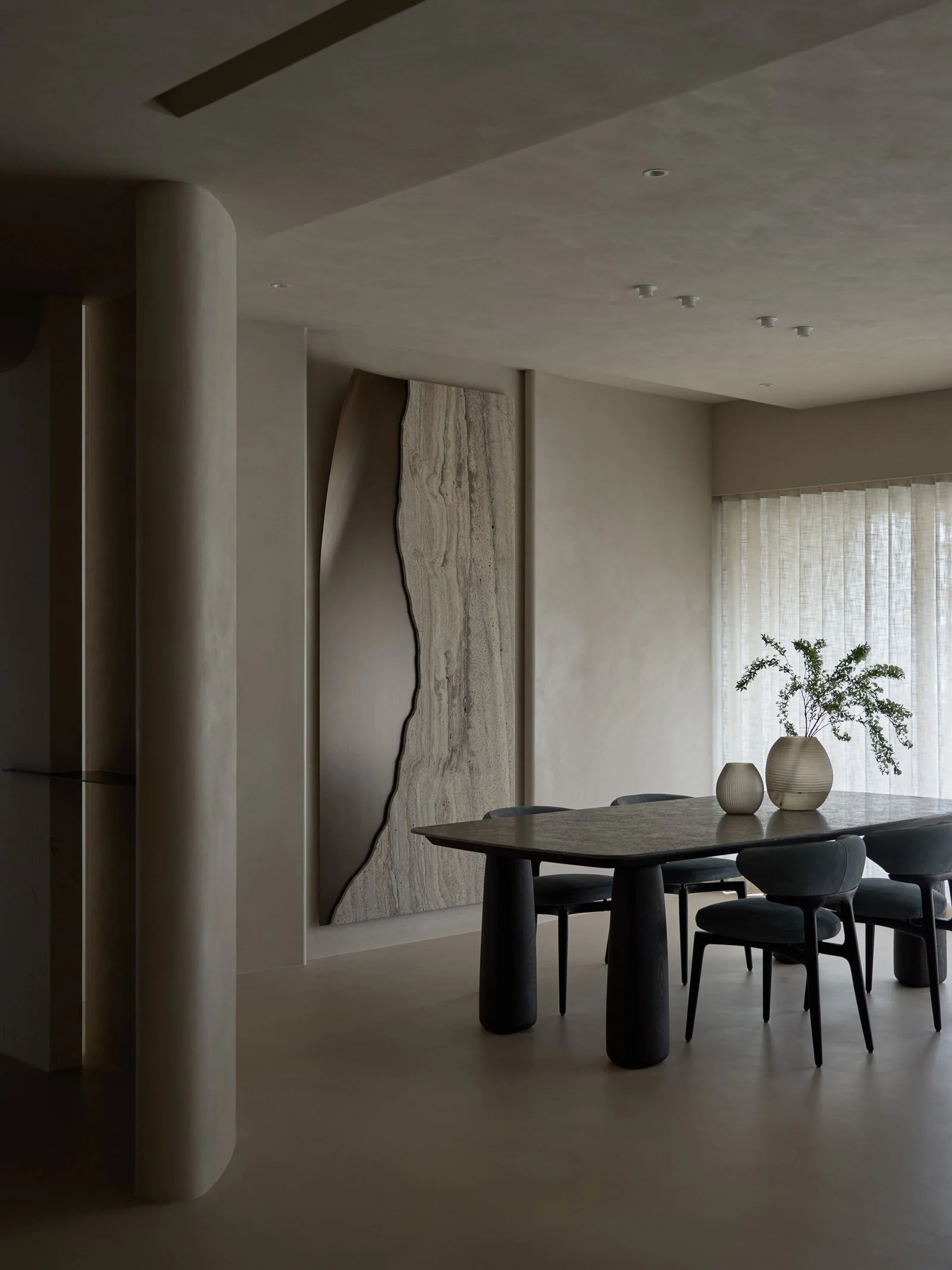 琢形於靜，藏光於石：和和設計從虛空之間，形構一處藝術家居