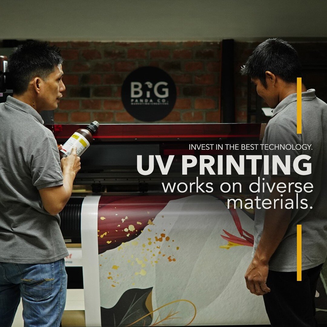Technology makes things better. The question now lies on which technology to use for a guaranteed ROI. UV Printers do not just work on paper, it&rsquo;s also used on a variety of other substrates like plastic, glass, and metal.

Be quick to adapt in 