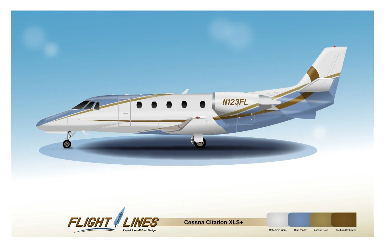 Cessna Aircraft Paint Schemes Flight Lines Design