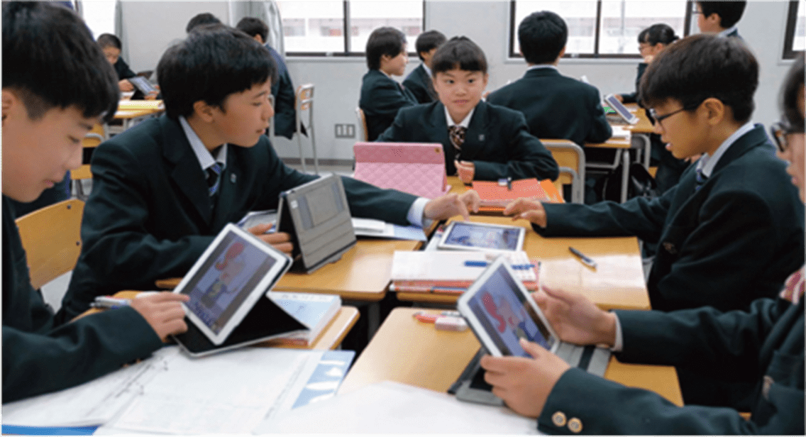 常翔学園のICT教育の様子