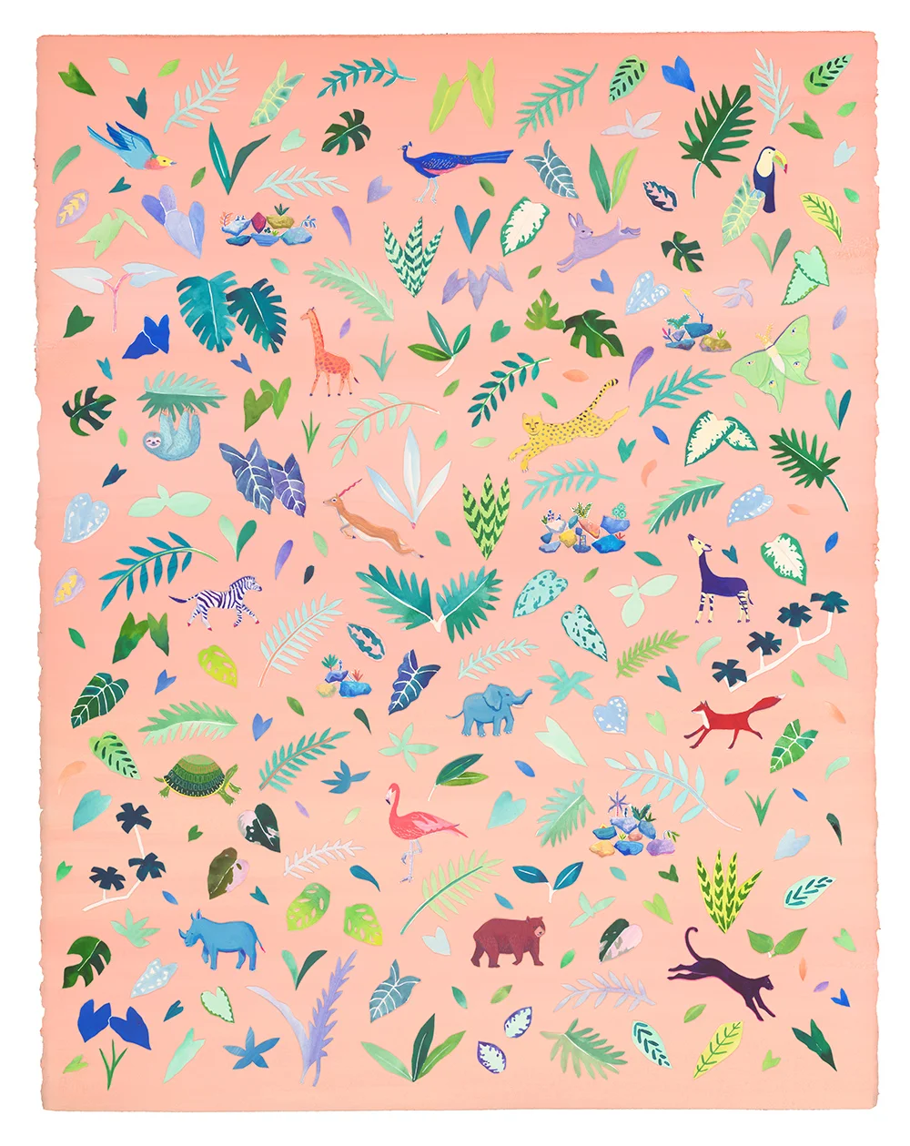 Peach Garden Tapestry
