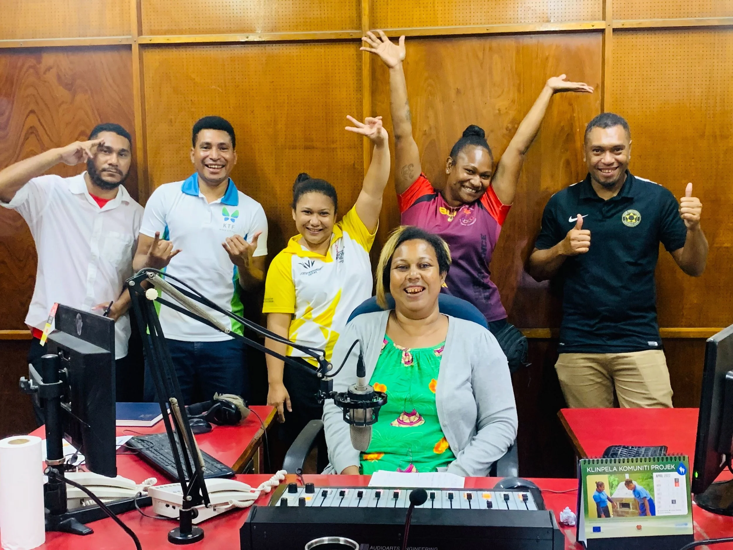 KTF and PNG Olympic Committee on NBC Radio's Dabai Show 