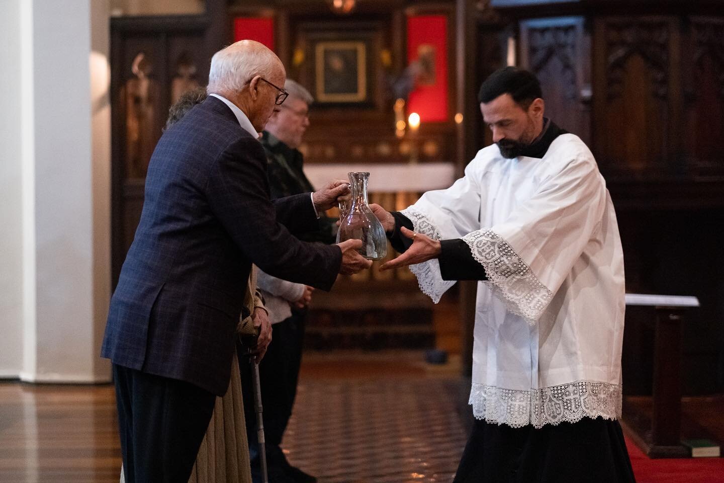 The induction of Fr Michael Bowie.