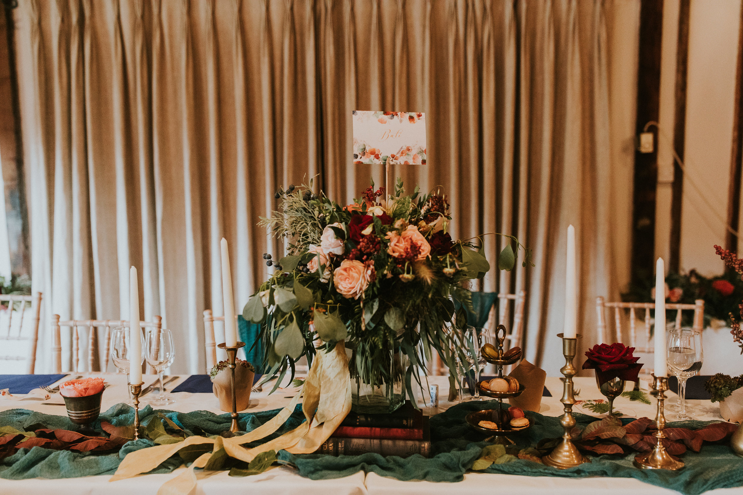 top table flowers