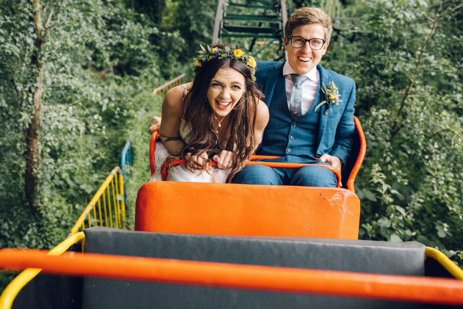 Marleybrook wedding roller coaster 