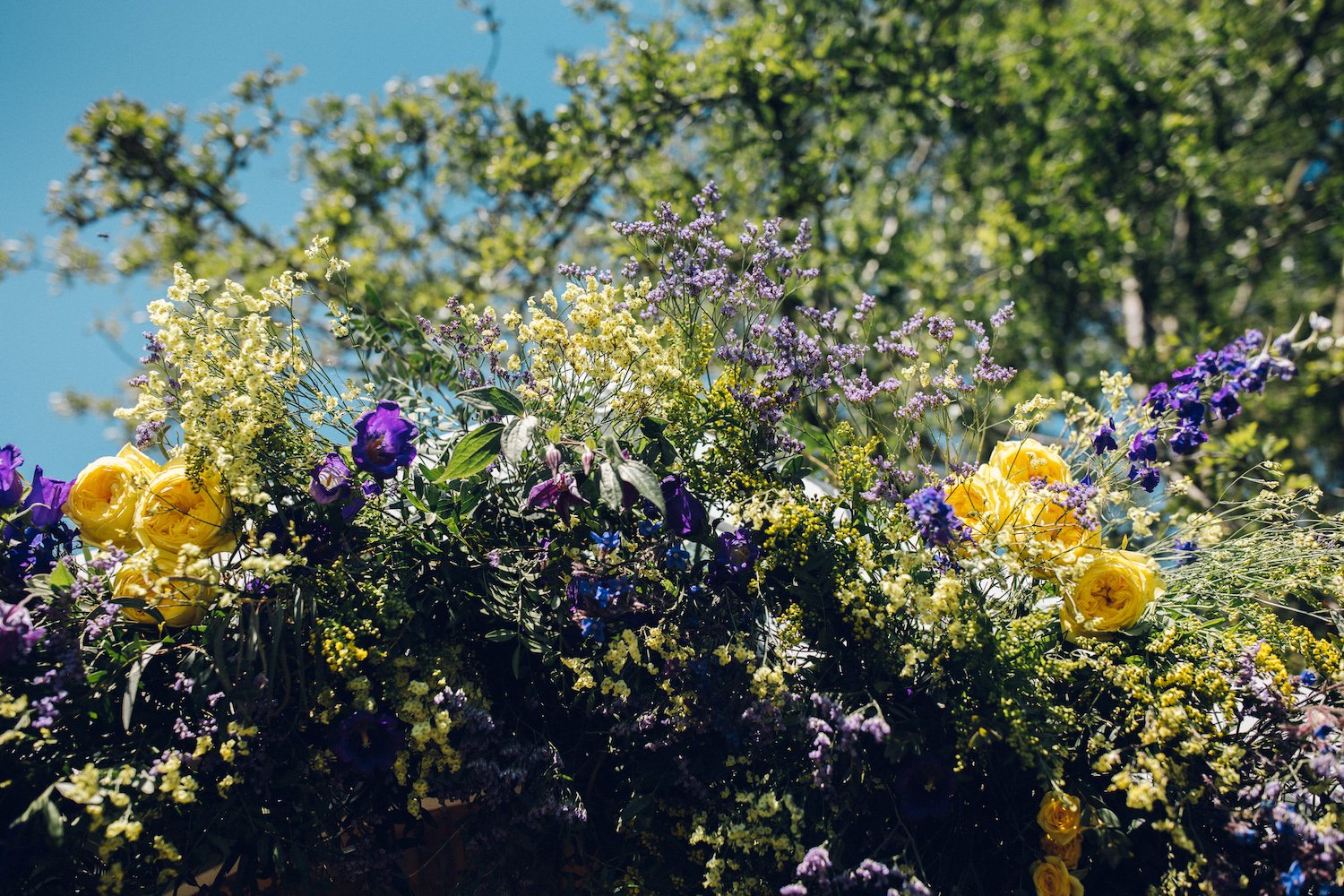 Floral arch details