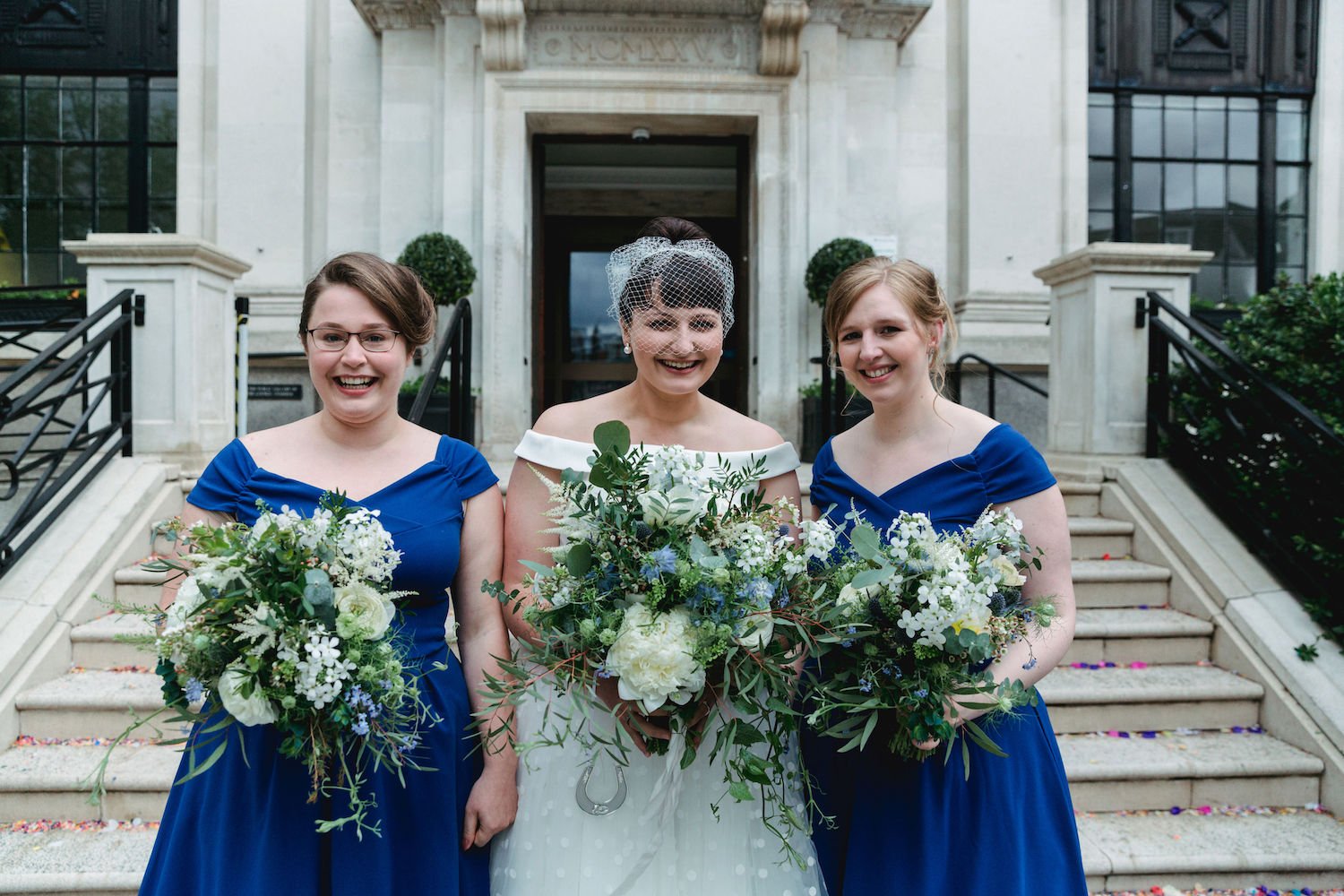 Bride and bridesmaids Islington