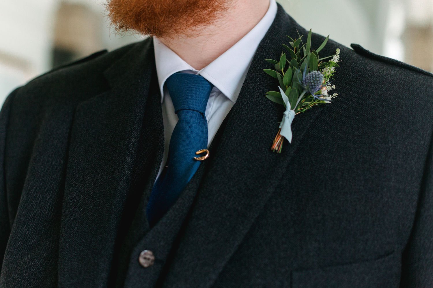 Thistle buttonhole