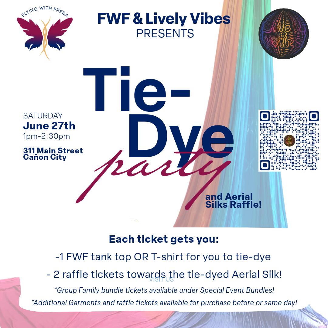 Lively Vibes Tie-Dye Party & Silks Raffle