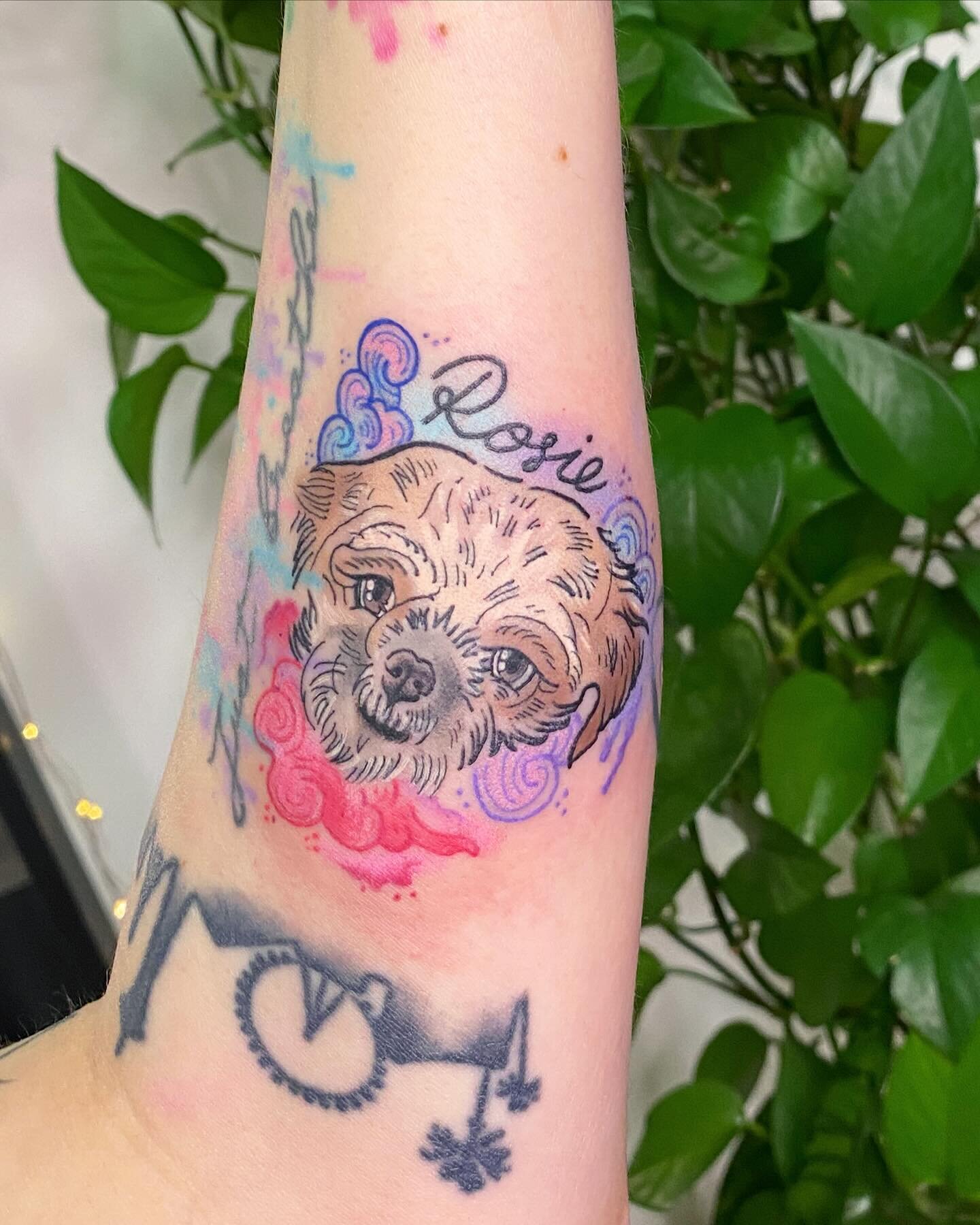 The most special teeny tiny portrait 💖 👼🏻 🐶