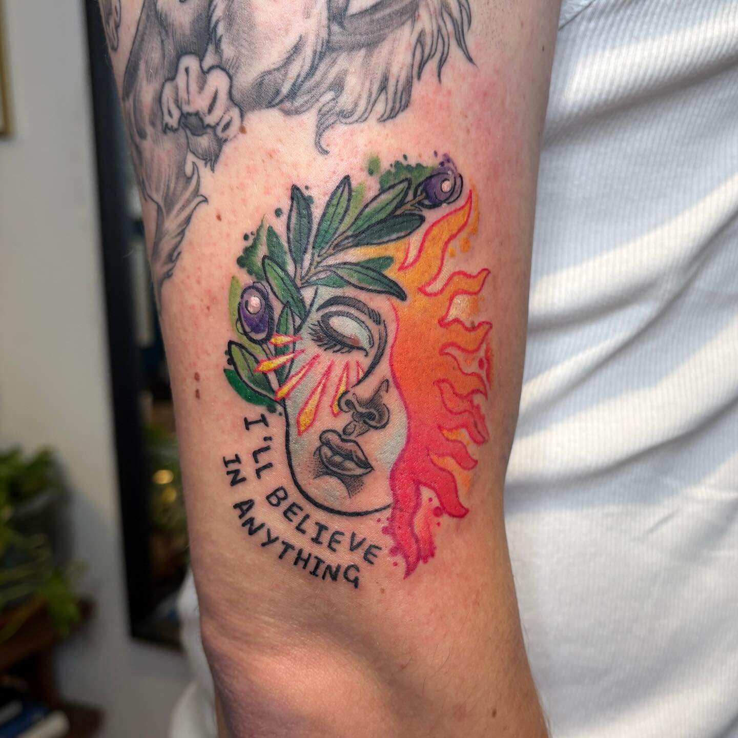 A fun one from earlier in the year for Jordan where we came up with a concept based off of their favourite song, super pleased with how it came out and I love the hot pink/ yellow gradient. Not pictured in this image is an insane meeting where I yell