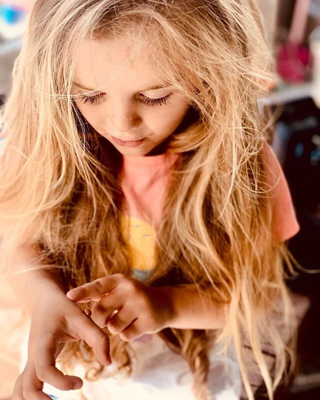 My littlest is getting so big. Feels like summer for this jelly-faced, curly-haired, blondie with her Vans on the wrong feet, holding her ladybug named Moody (I don&rsquo;t know where she gets her names, she thinks of them instantly and they&rsquo;re