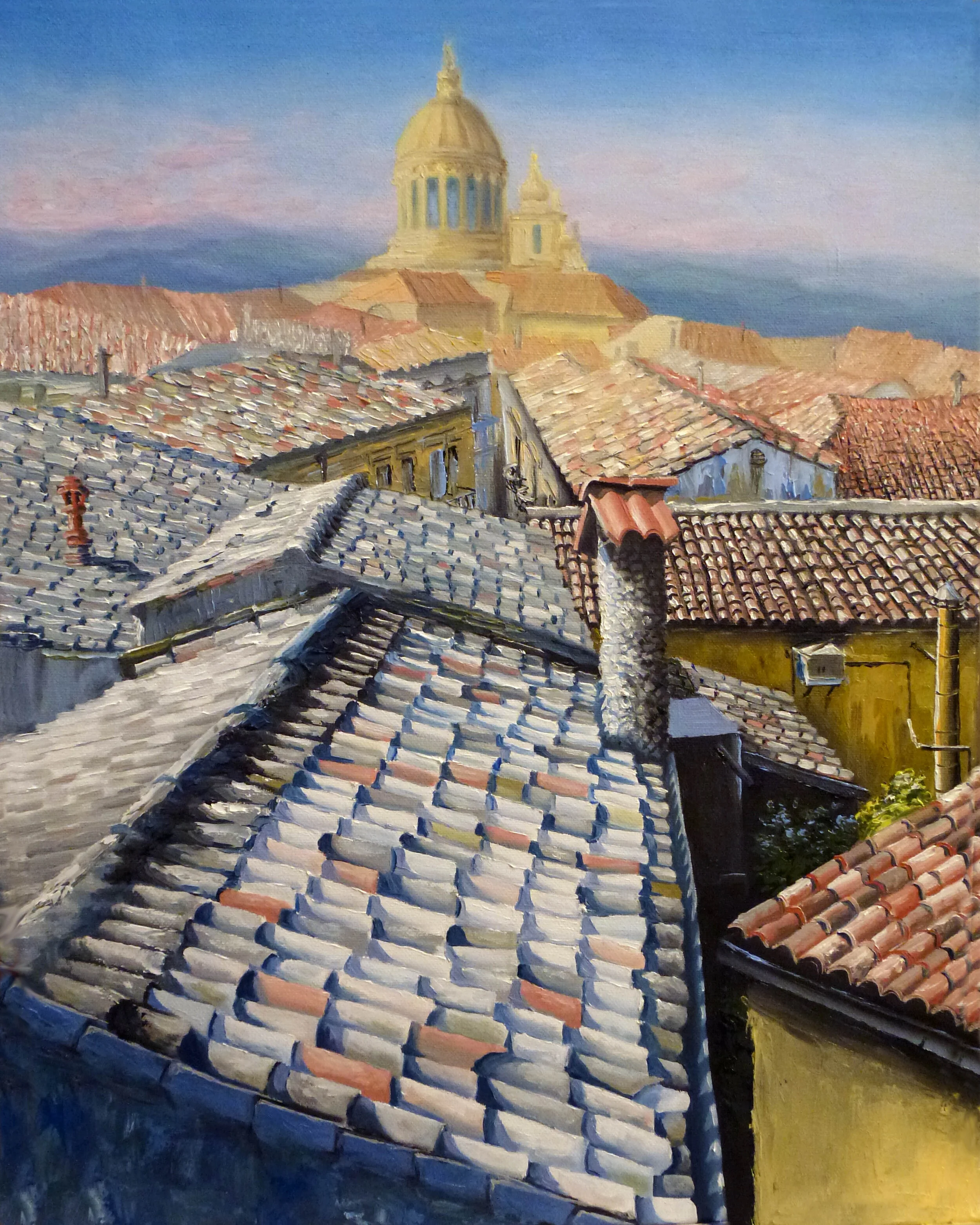 Ragusa, Sicily  (Terracotta Roofs)