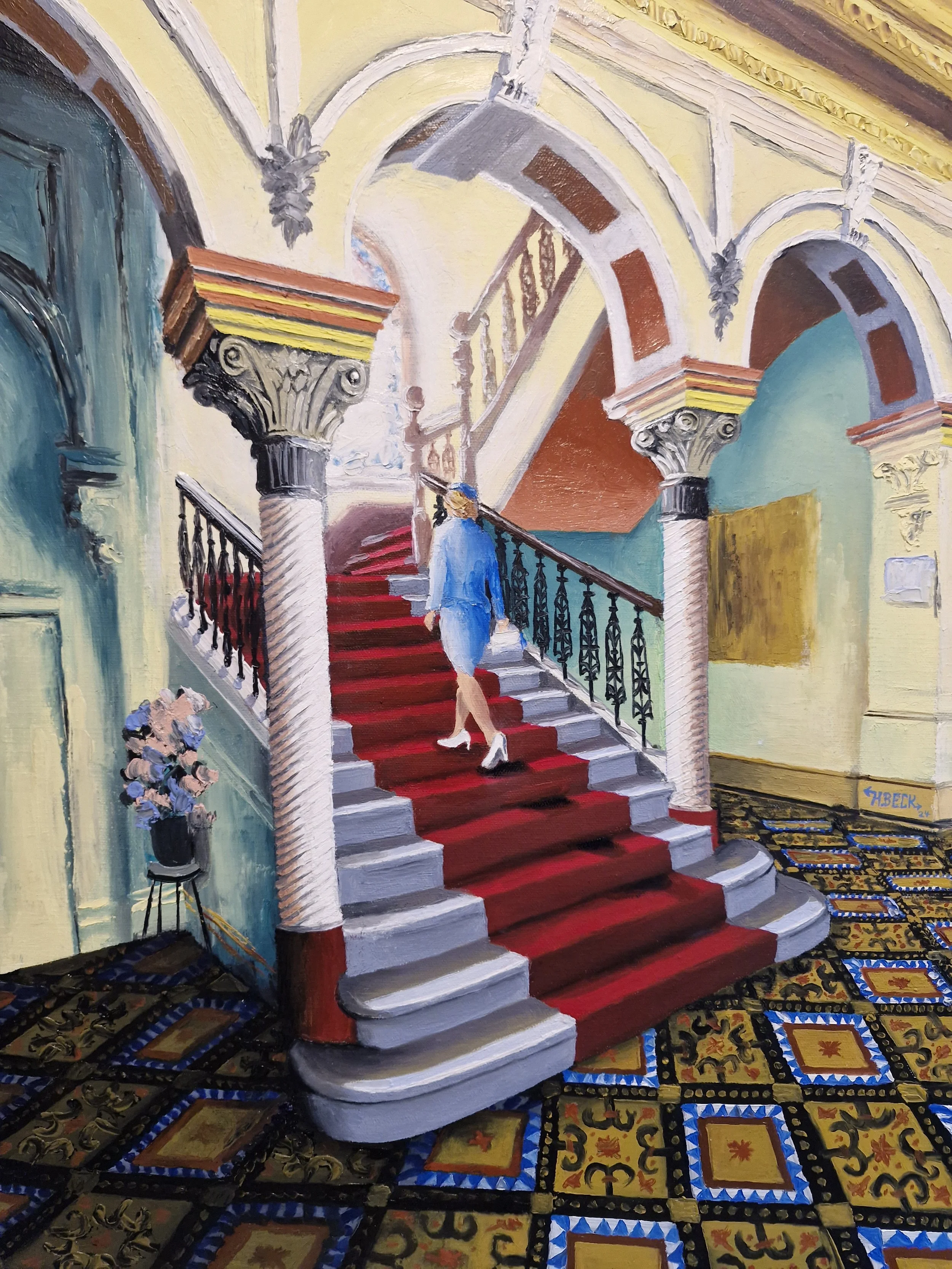 Shamrock Hotel Staircase