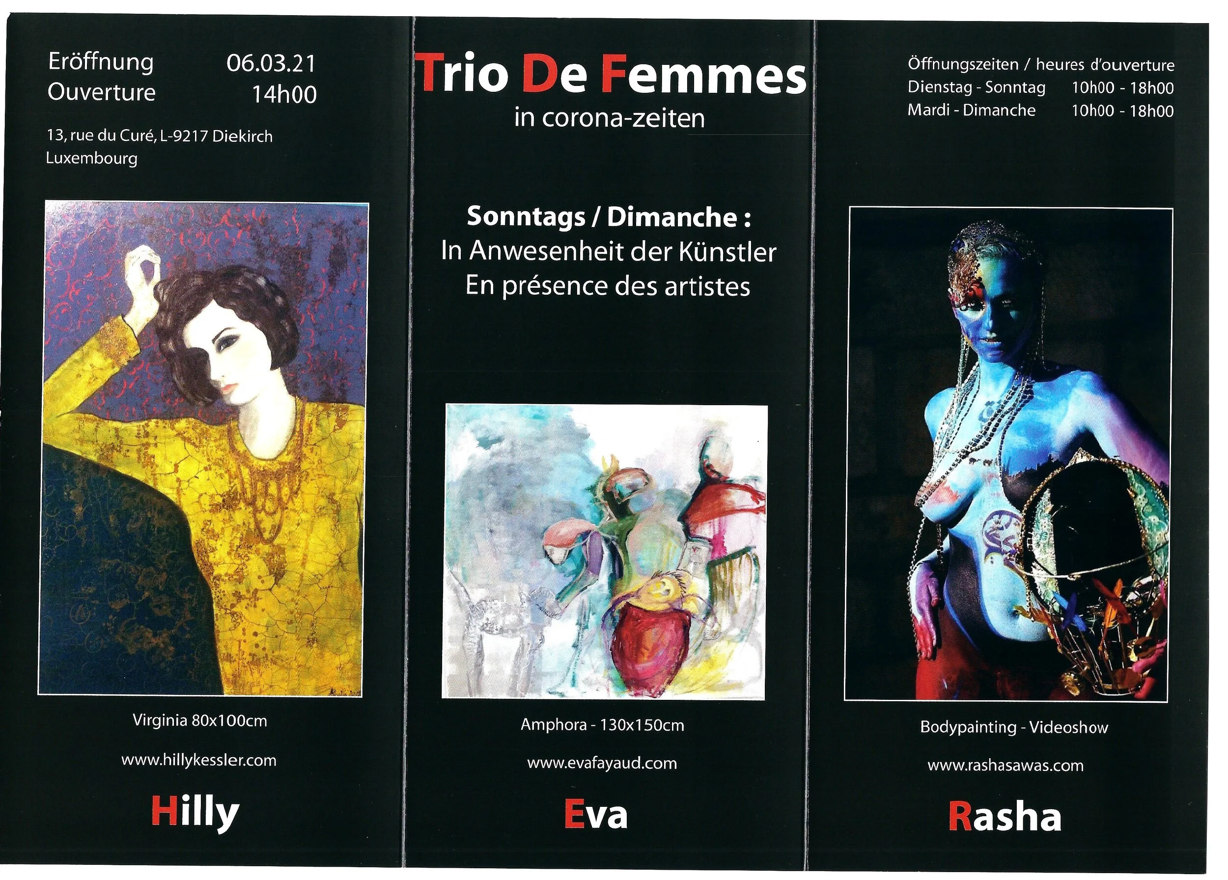 TRIO de Femmes in Corona-Zeiten - Centre Culturel, 13, rue du Curé, L-9217 Diekirch