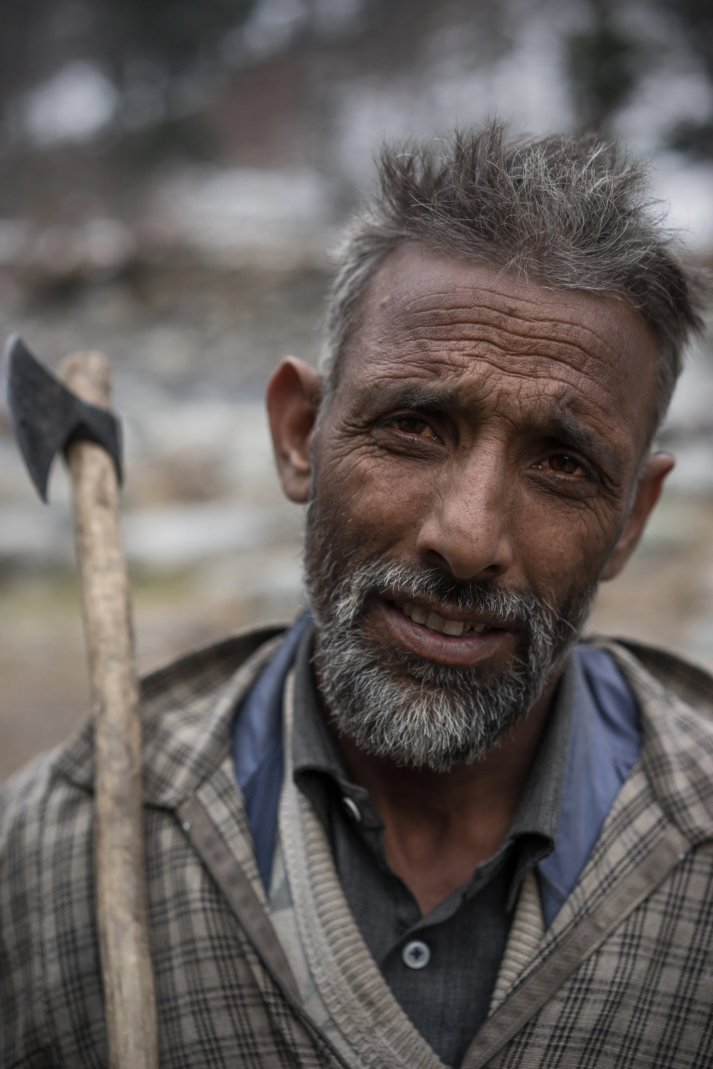 Nomadic goat farmer.