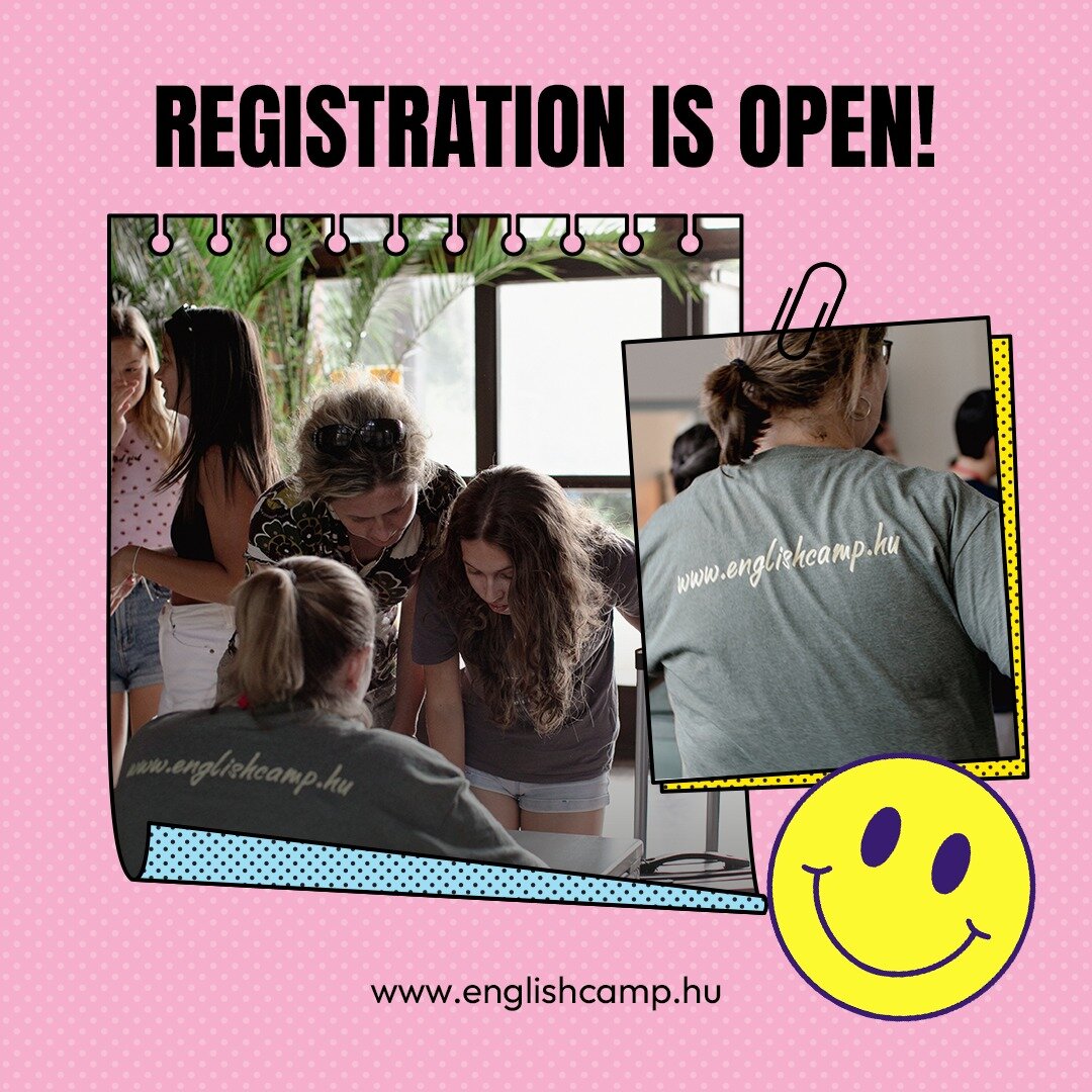Register today at www.englishcamp.hu!