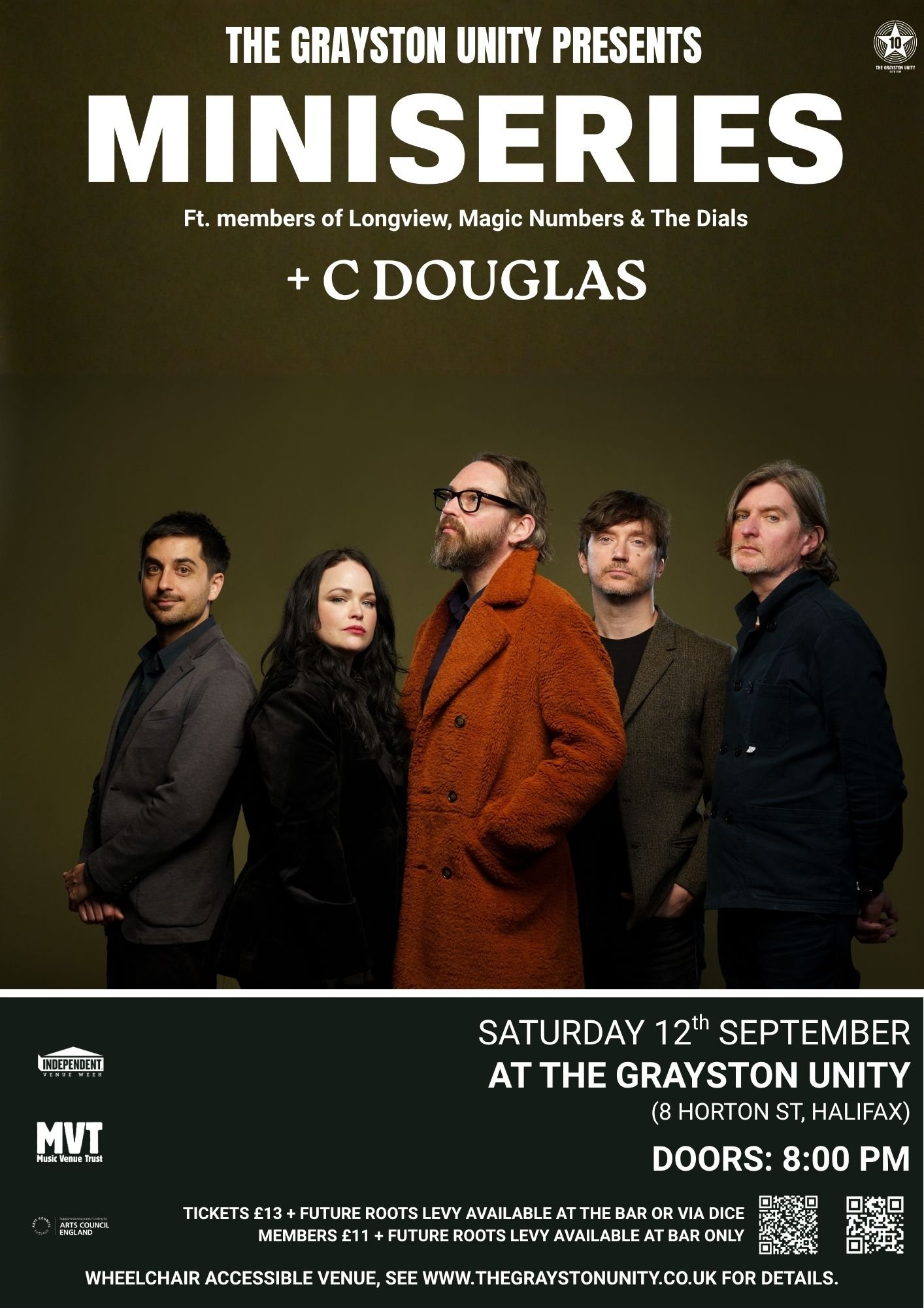 Grayston Unity, Halifax with special guest C. Douglas