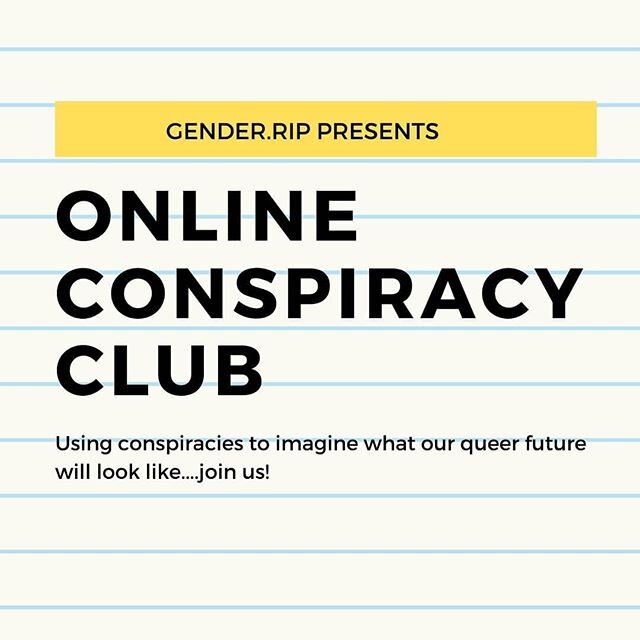 Due to the unfortunate pandemic we were unable to bring you our Conspiracy Club so we decided we will bring the club online!! We are proud to launch these prompts  for a week long Conspiracy Club. Typically in our club we conspire about what our drea