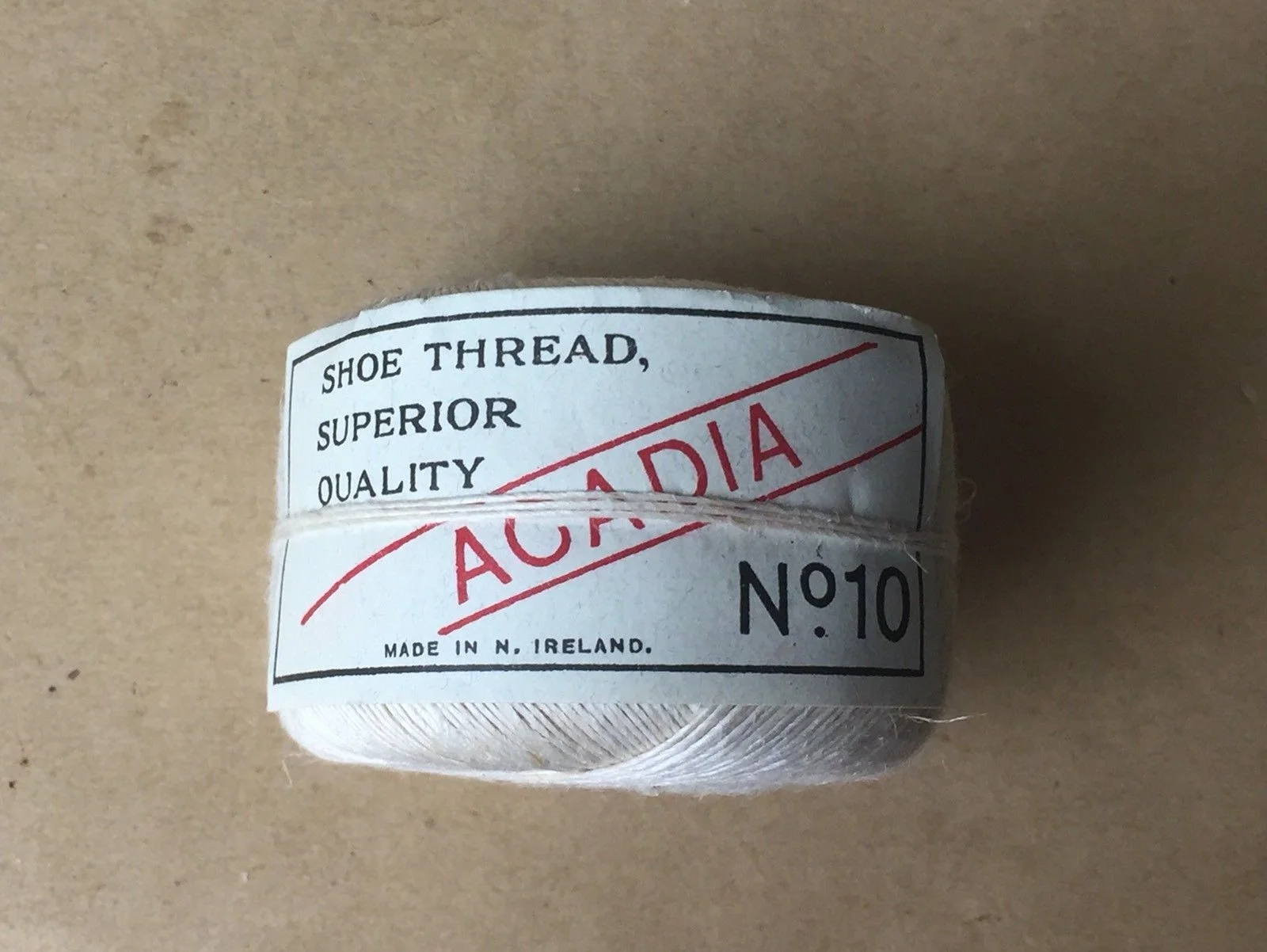 Acadia Nº10 Irish Linen Shoe Thread — Shoemakers' Toolmakers
