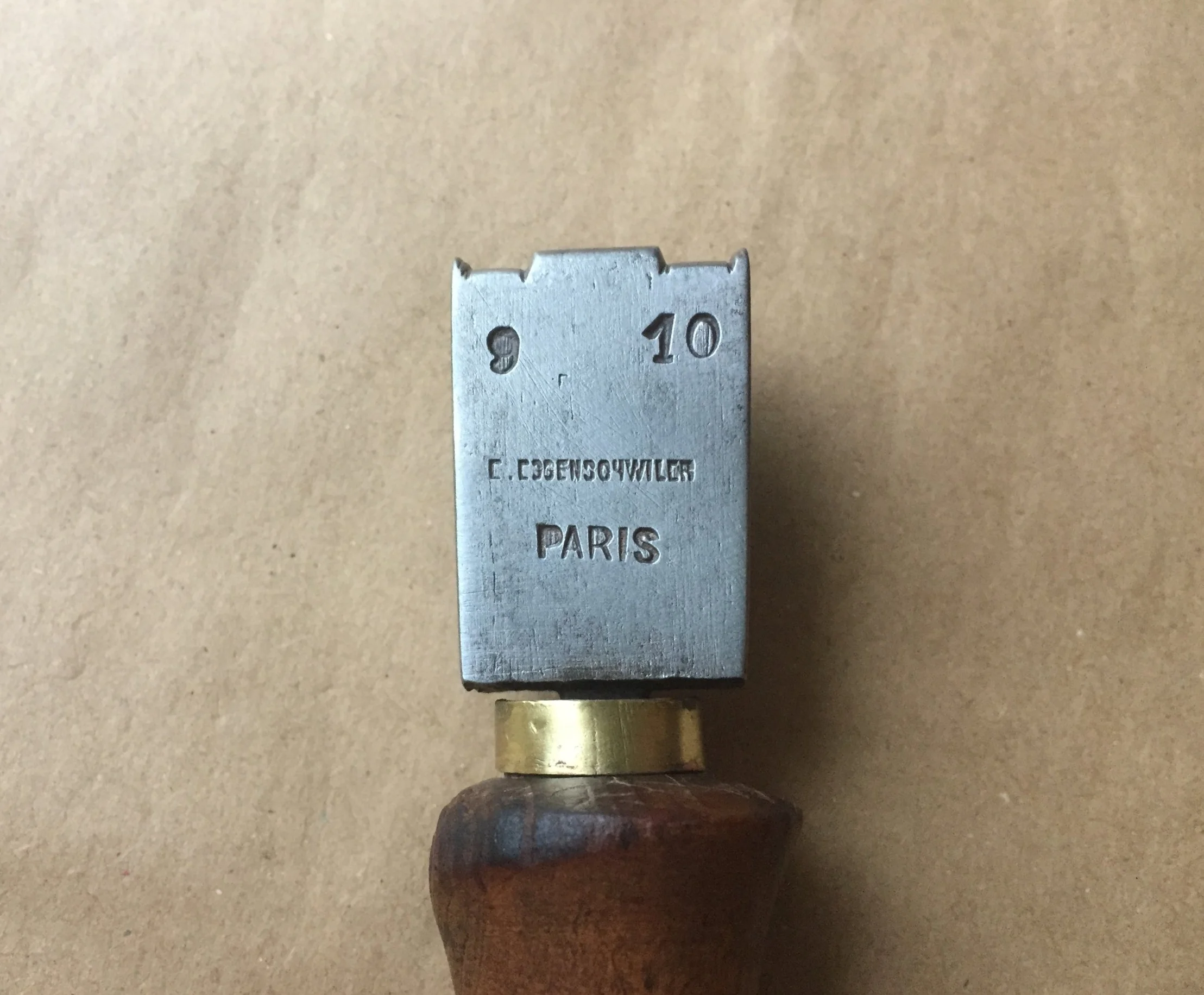 1/4in Double Iron by E.Eggenschwiler Argenteuil