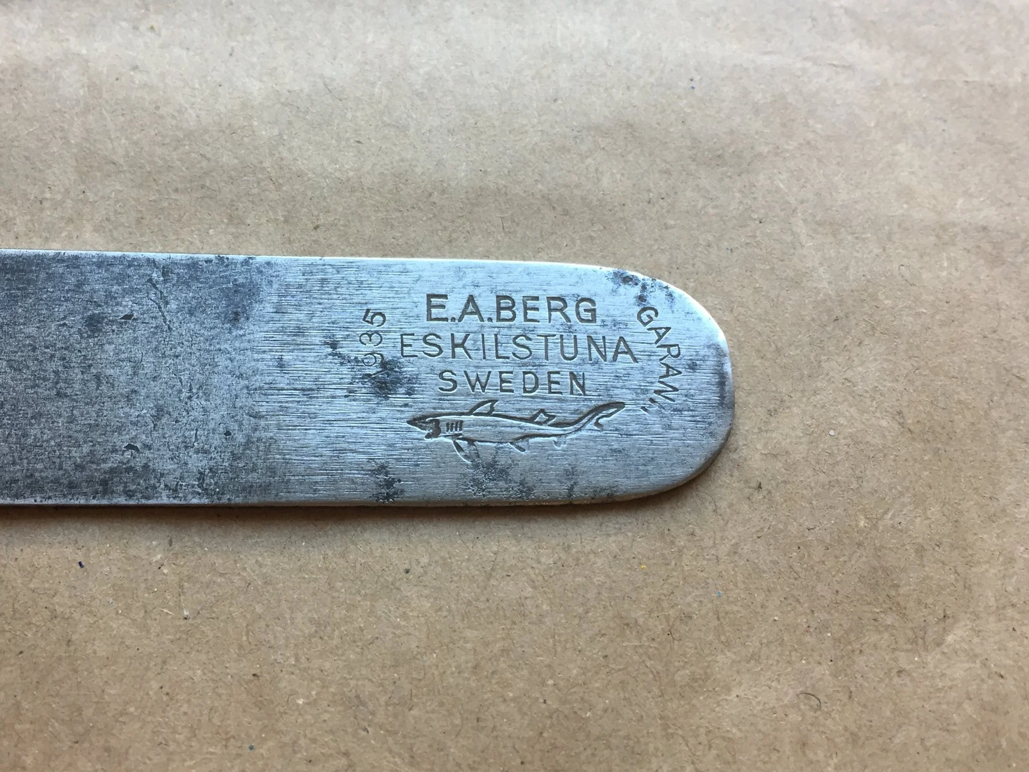 N.106 Shoemaker's Knife by E.A.Berg