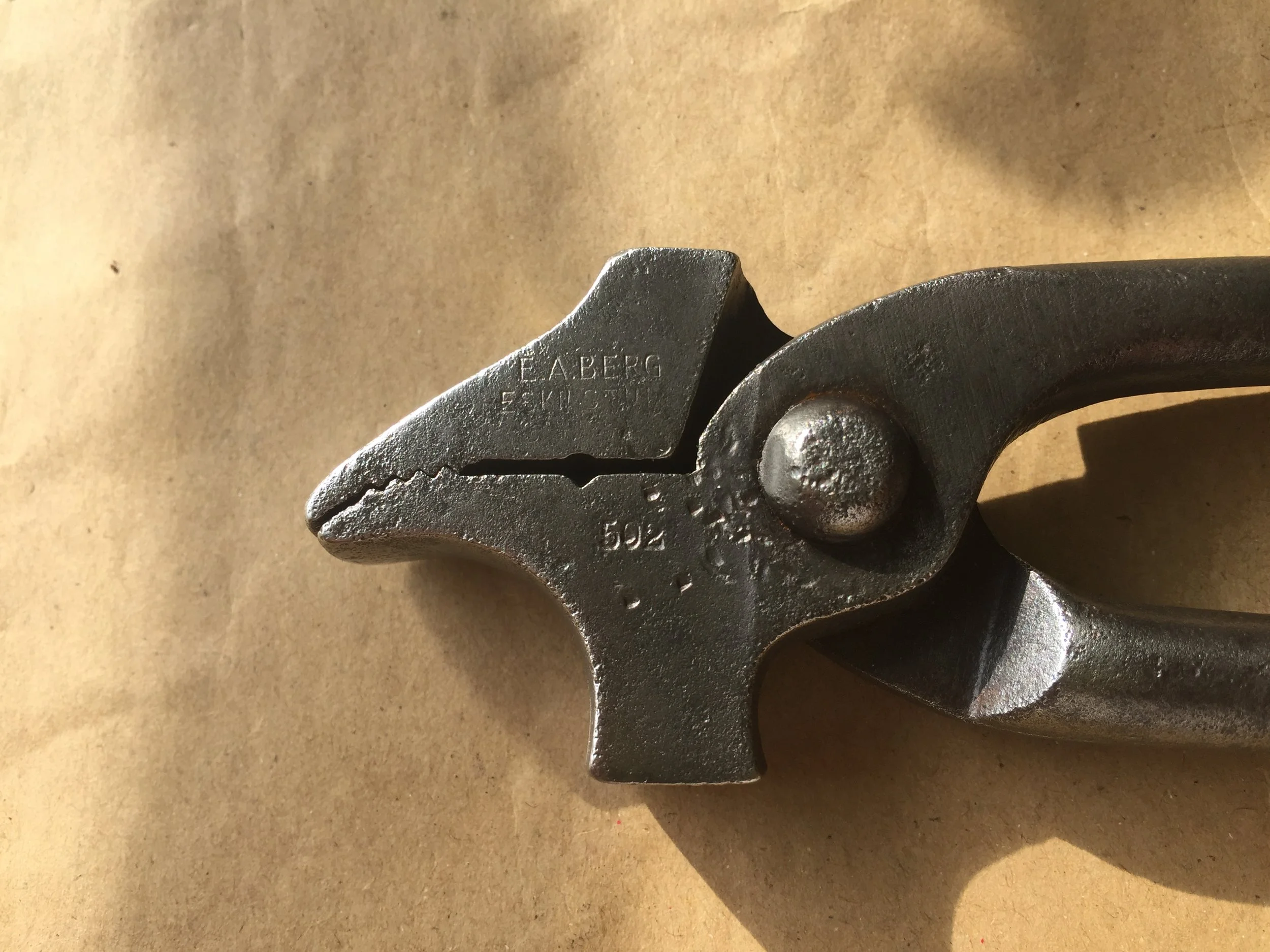 502 Lasting Pliers by E.A. Berg