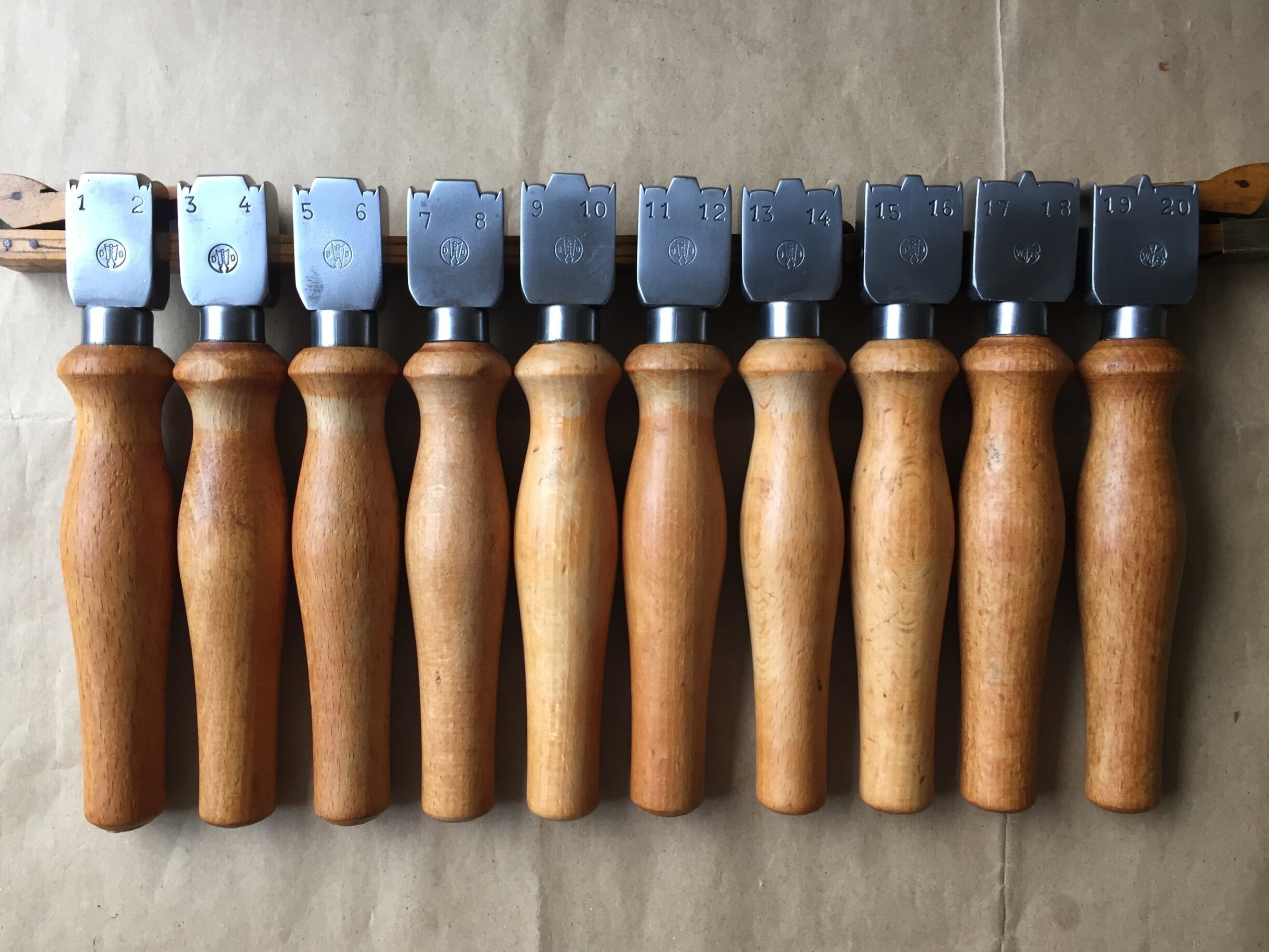 Complete set of irons by H. Dürr