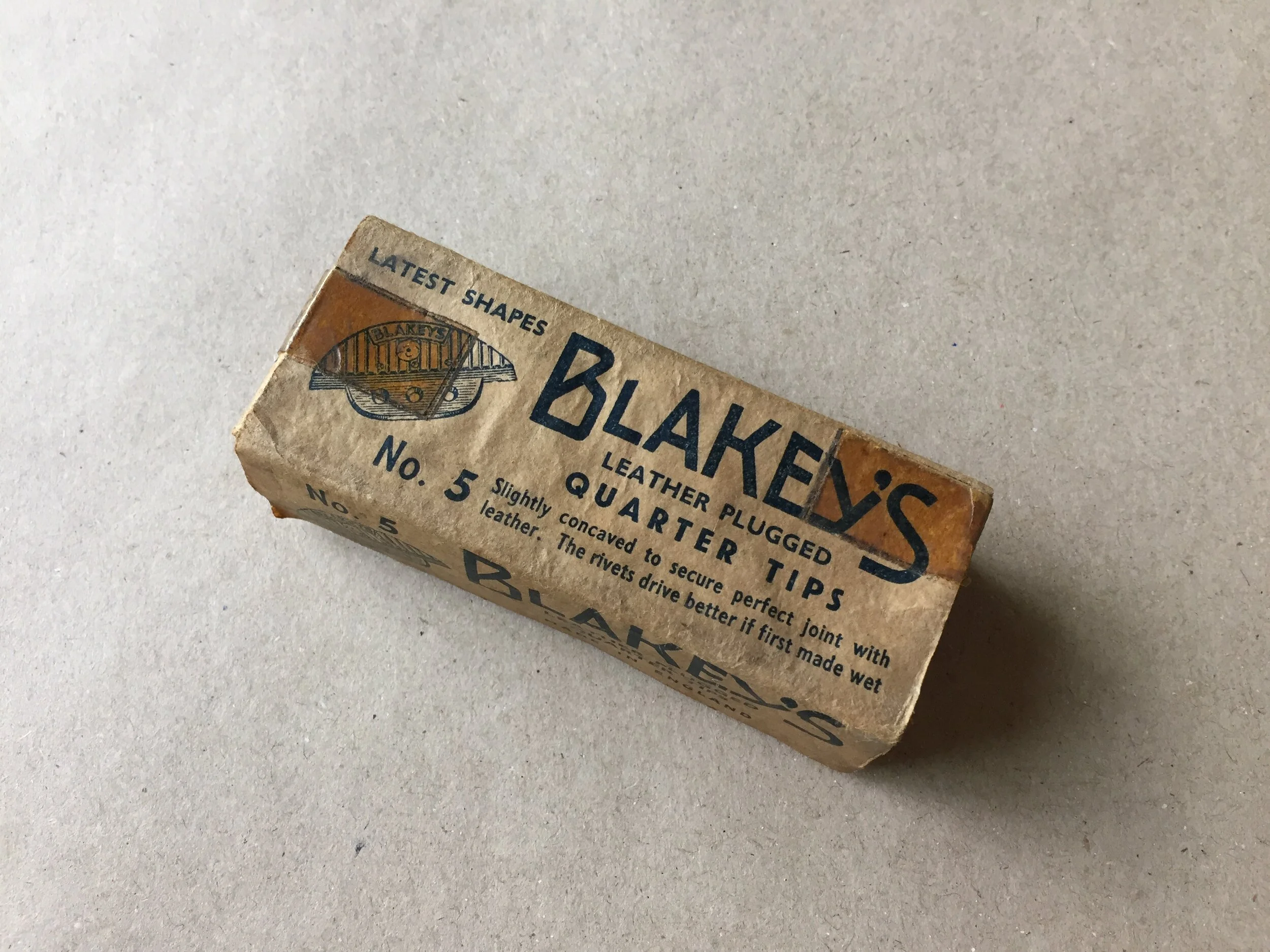 Blakey s No 5 Quarter Steel Tips Shoemakers Toolmakers