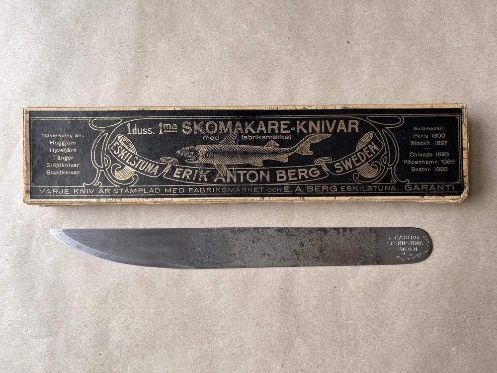 Sweden E.a Berg ナイフ　6本　靴職人 E.A. Berg Shoemaker Knives - Etsy