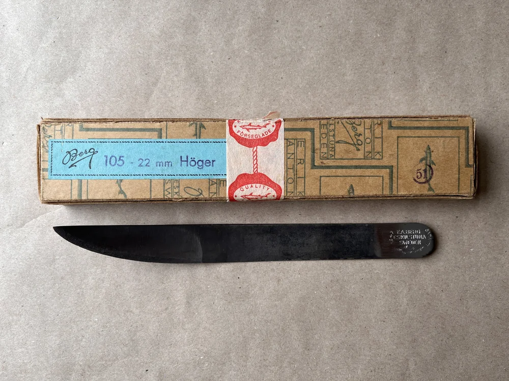 N.105 Shoemaker's Knife by E.A.Berg - New old stock — Shoemakers