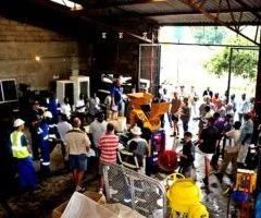 Mine Equipment Demonstration: on site with APT's Zimbabwe Agency