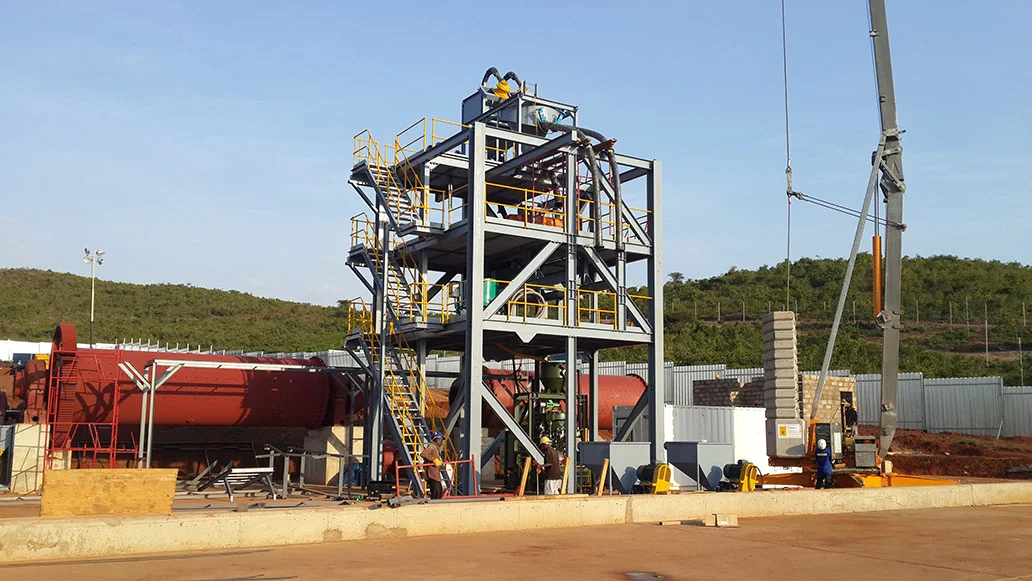 APT's 25000 tonne per month Classification and Gravity Recovery Circuit for Cata Mining enters Phase 2