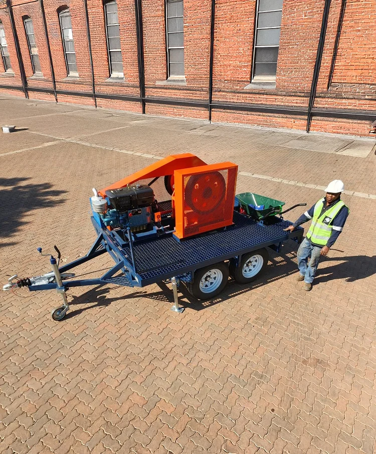 2.5 tph JC25 Jaw Crusher | Trailer Mounted