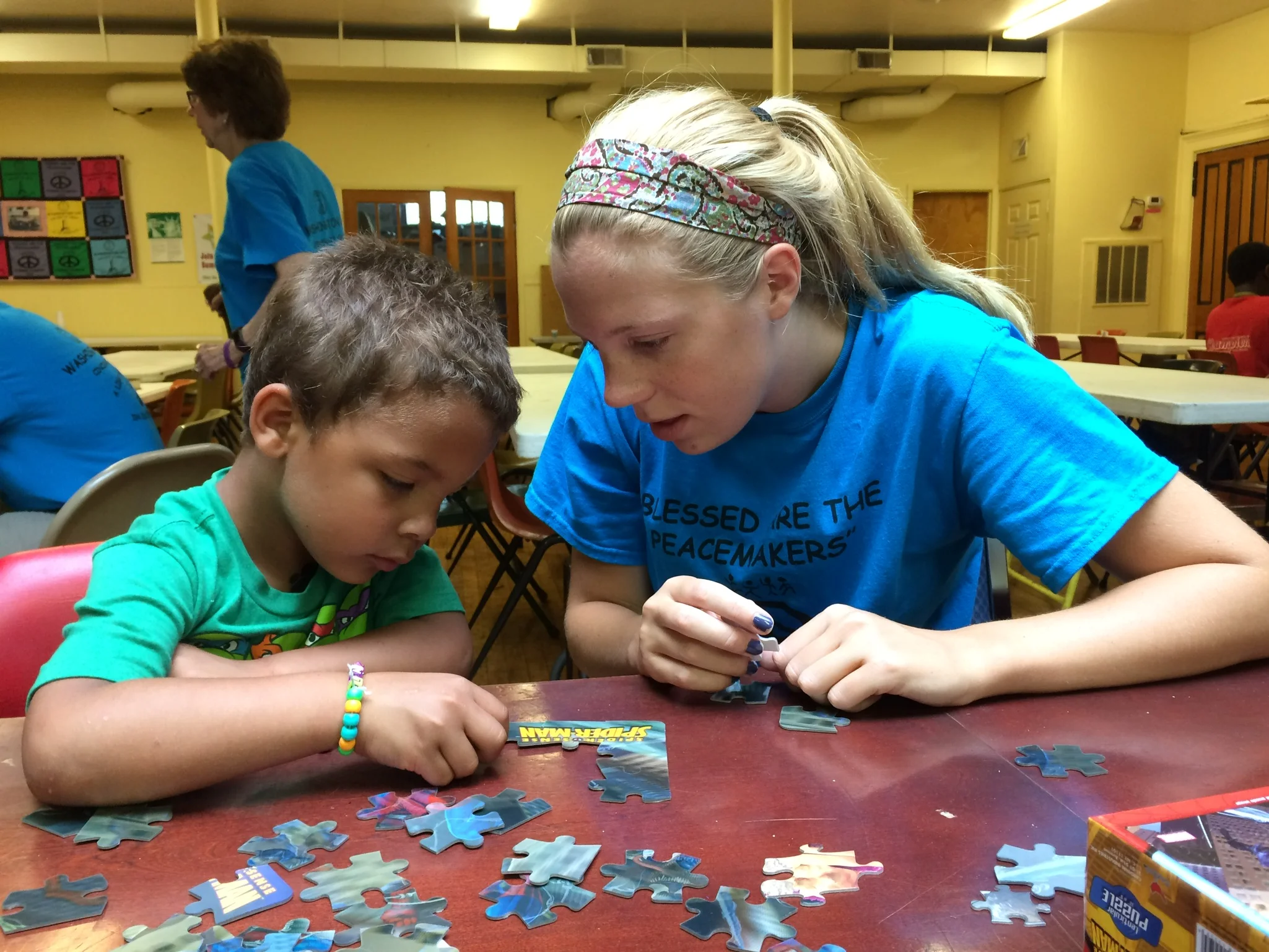 Play is an important part of learning. Playing, learning, and eating together, we form a community of mutual support and benefit.