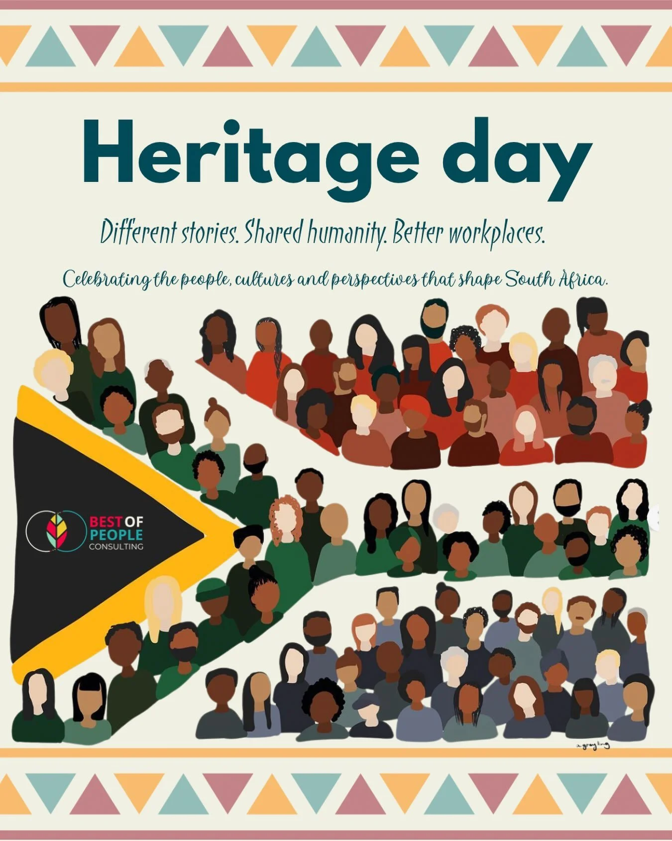 Happy Heritage Day, South Africa 🇿🇦

Today we celebrate the stories, cultures and perspectives that make us who we are.

At Best of People Consulting, we believe our differences are not something to simply acknowledge, but something that can streng