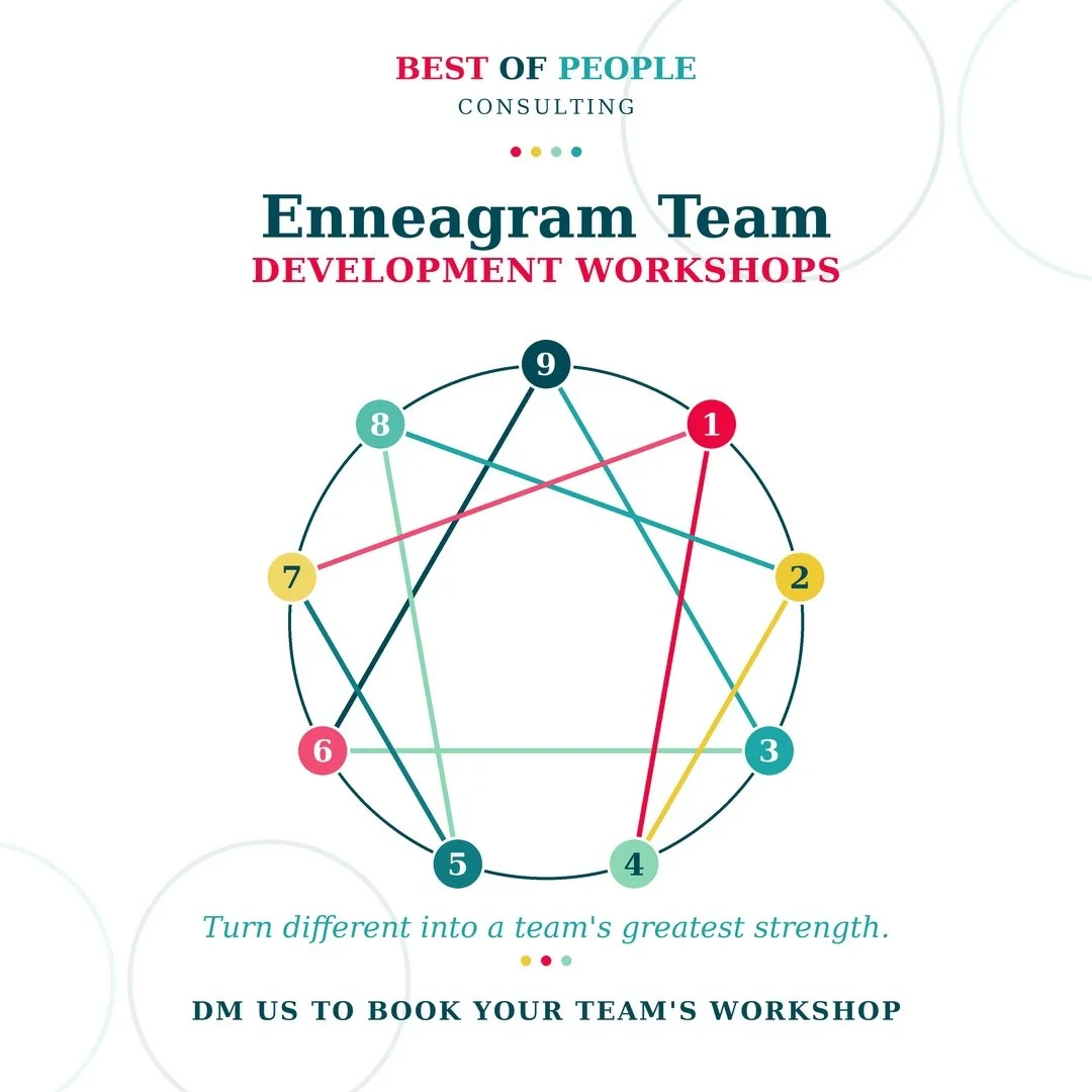 Enneagram Team Development Workshops

Ever wonder why your team clashes over the same things, again and again? It's rarely about the task. It's about how each person is wired to see the world.

Our Enneagram Team Development Workshops help teams unde