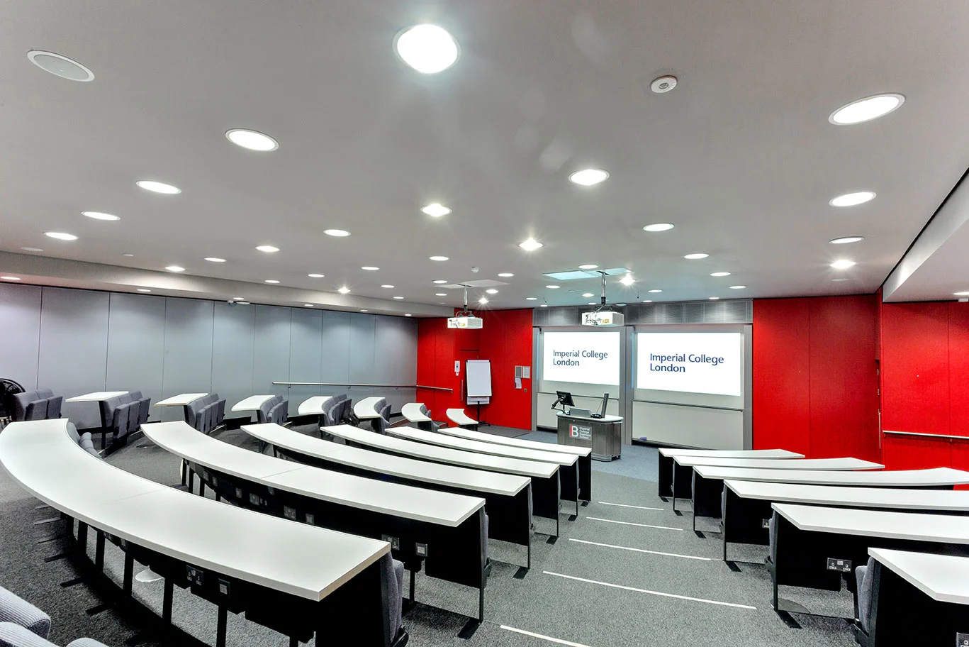 Imperial College London Lecture Theatre by Brendan Foster Photography