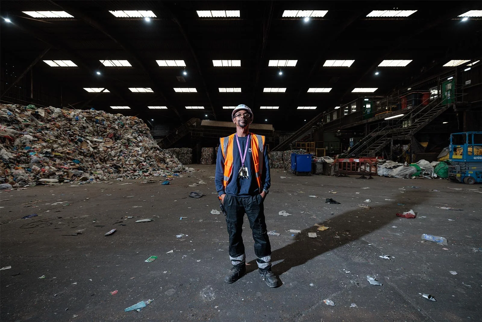 Luton Materials Recycling Facility by Brendan Foster Photography