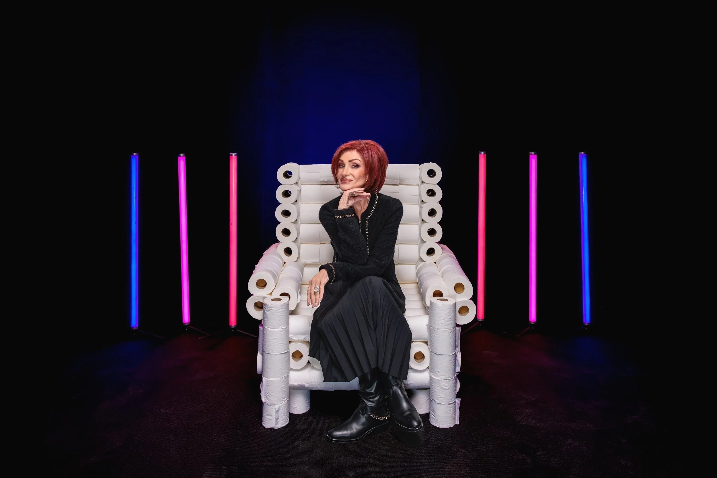 Sharon Osbourne with Bowel Cancer UK & Andrex